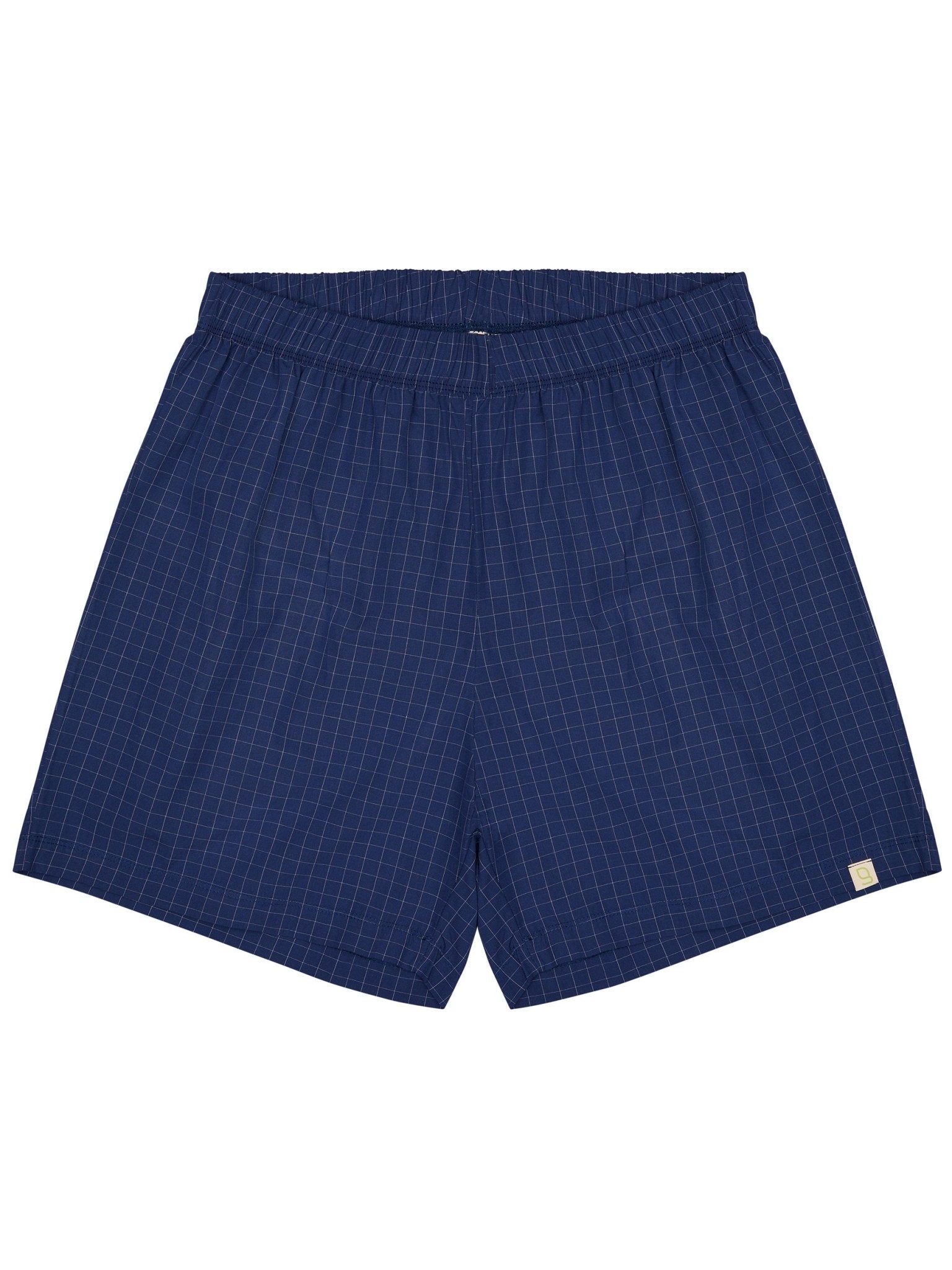 Herren Pyjama-Shorts mit kleinem Karo - greenjama - G408-ul-S