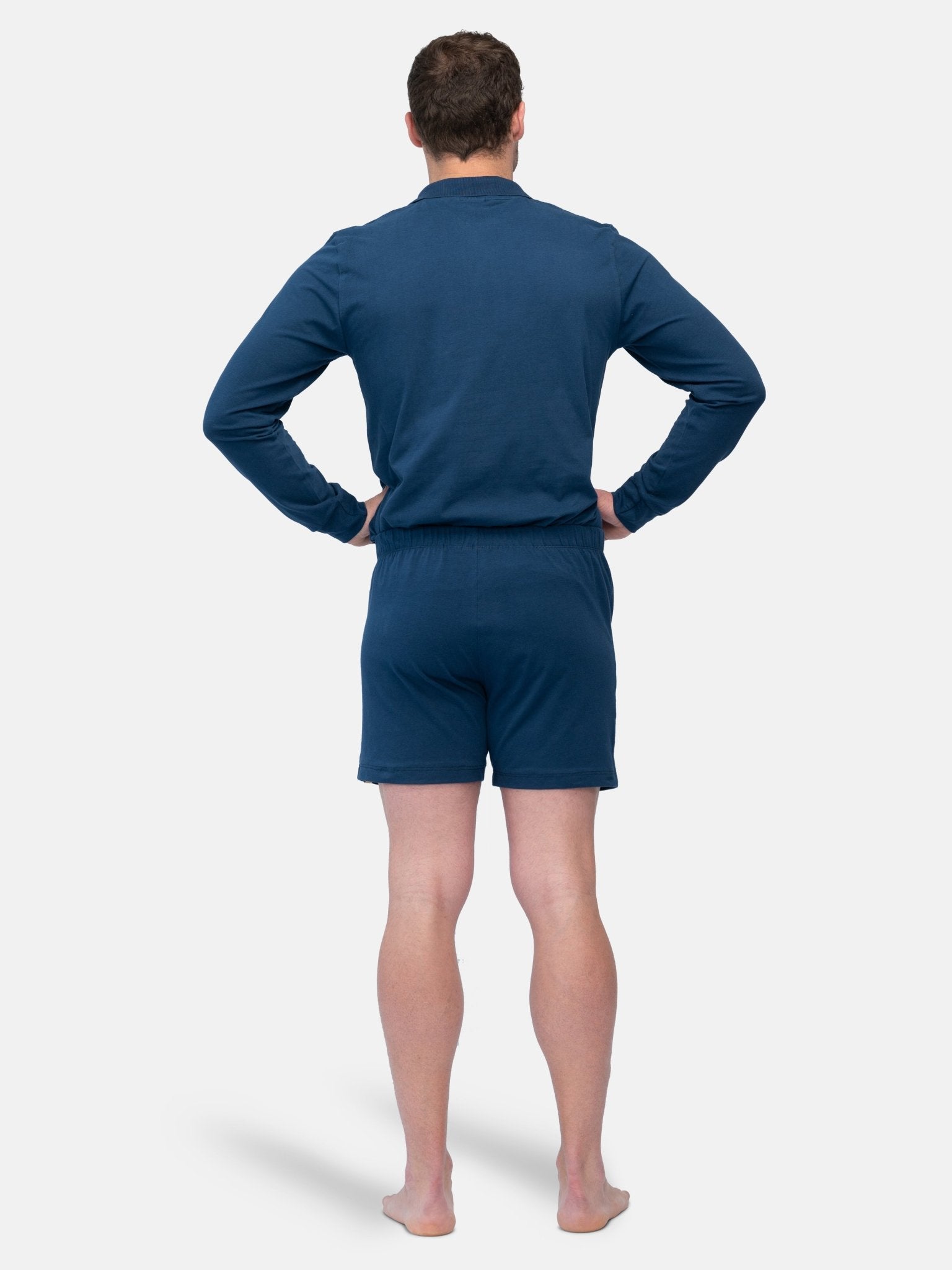 Herren Shorts aus weichem Jersey - greenjama - G410-gr-S