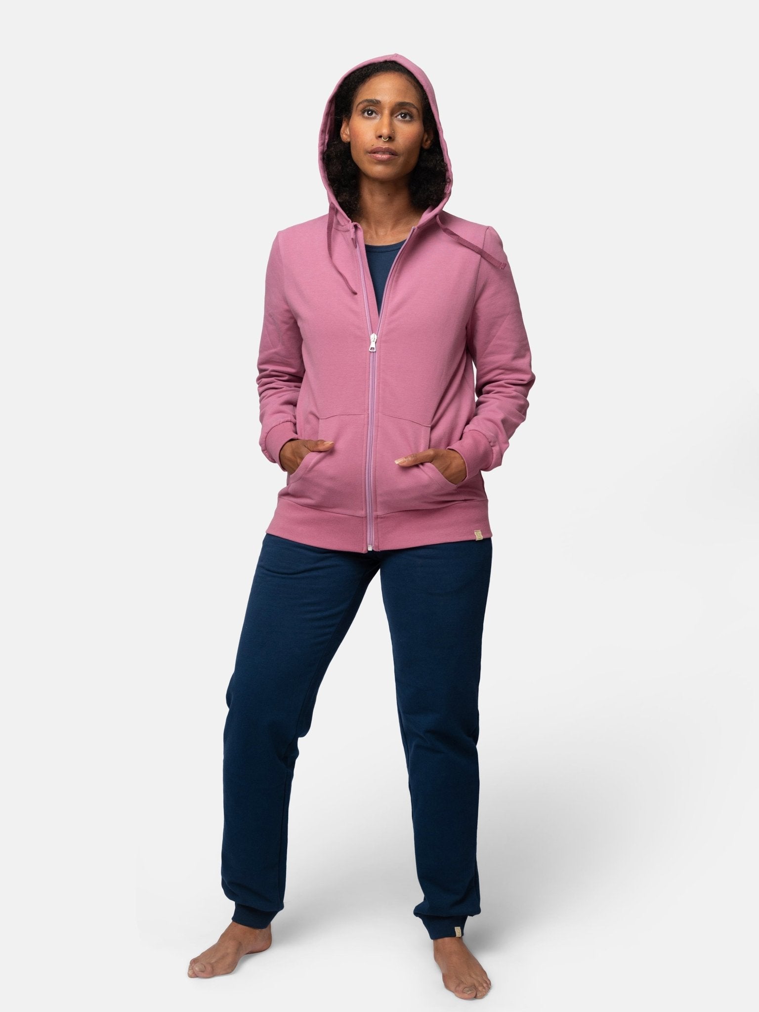 Hoodie in weicher Sweat Qualität - greenjama - G301 - grp - 36