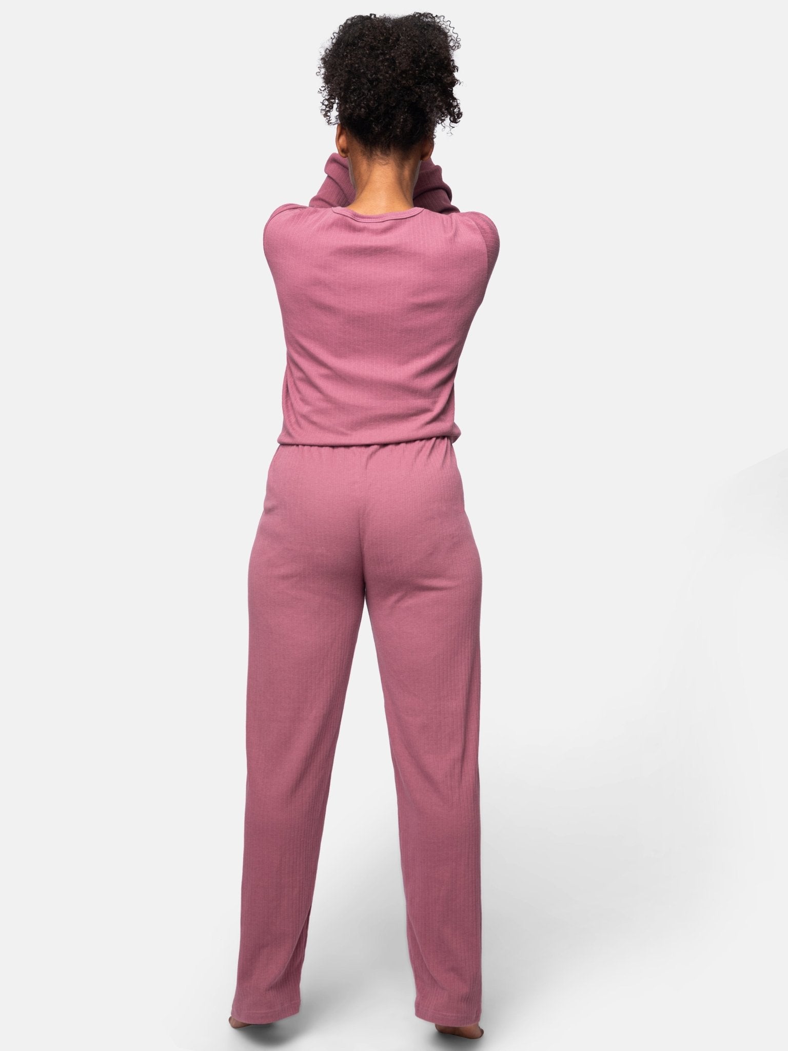 Lässige gerade Hose aus Derby-Rib - greenjama - G401-grp-36