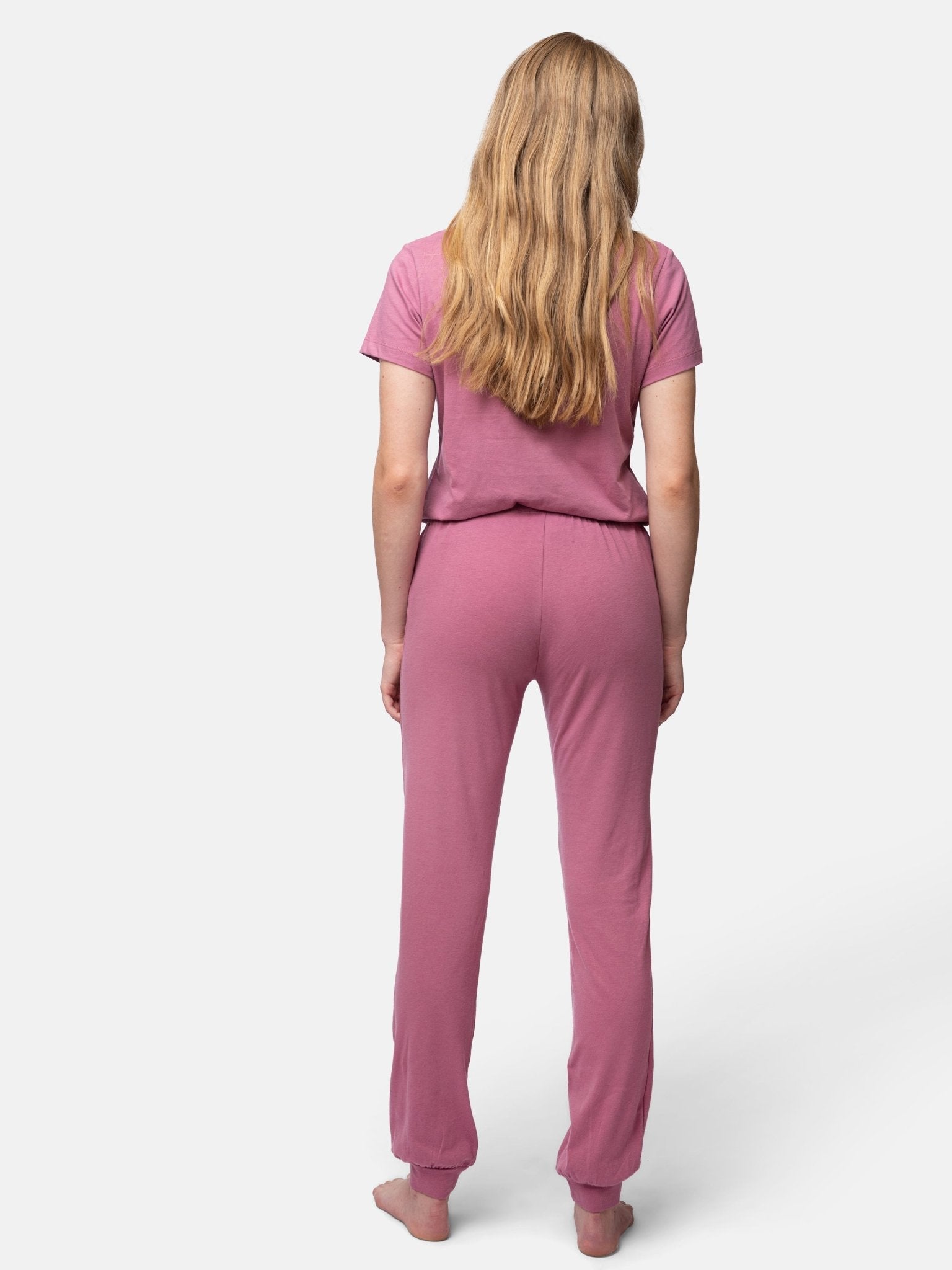 Elastische Jersey-Hose mit Bündchen - greenjama - G404-grp-36