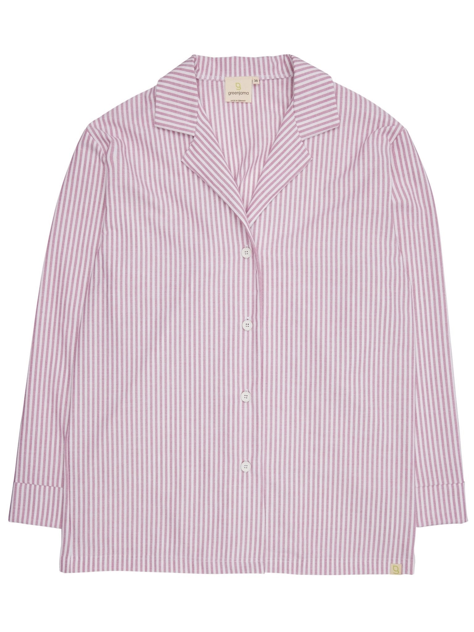 Pyjama-Hemd mit Streifen - greenjama - G205-grp-36