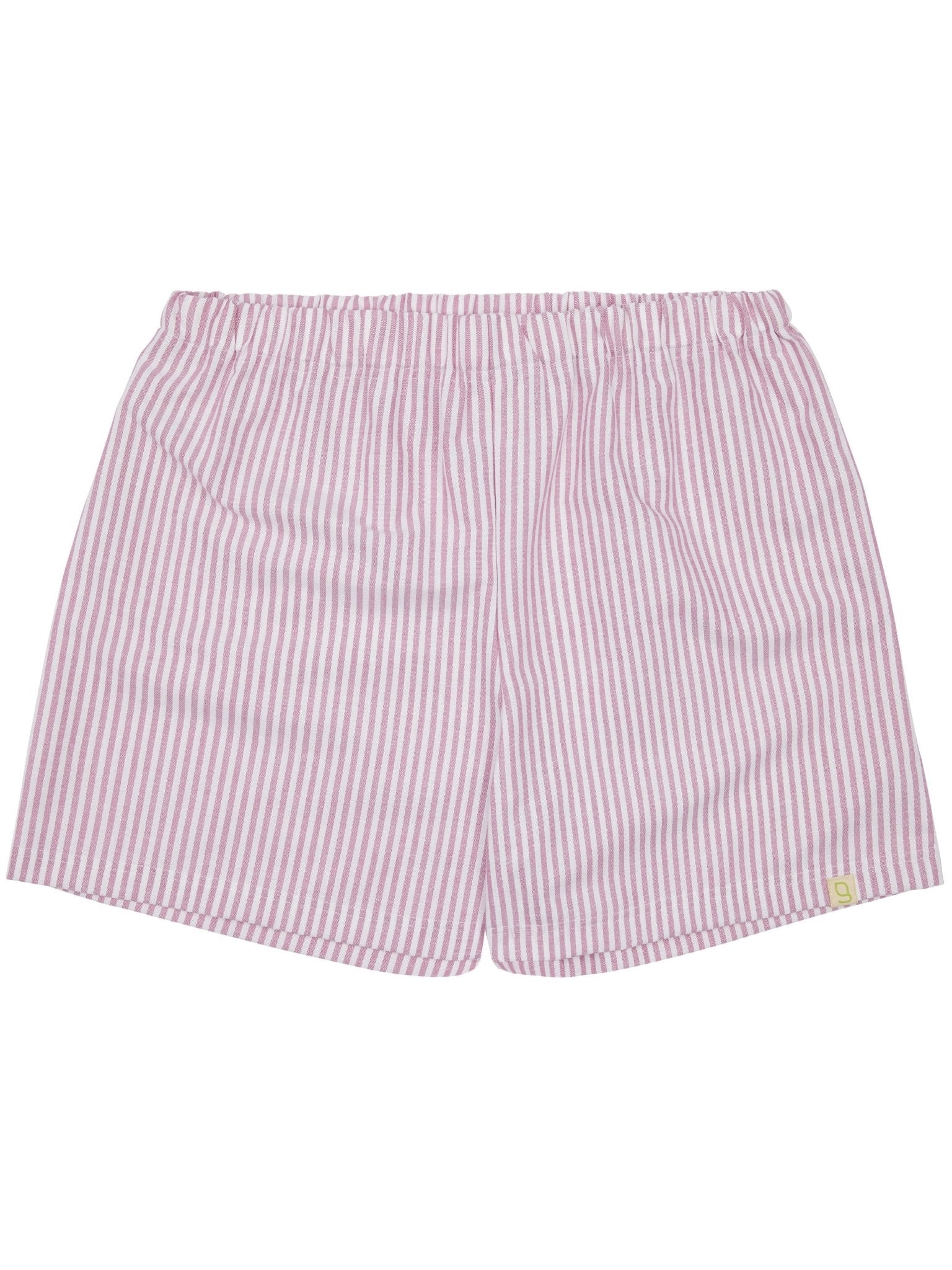 Weiche Pyjama-Shorts mit Streifen - greenjama - G406-grp-36