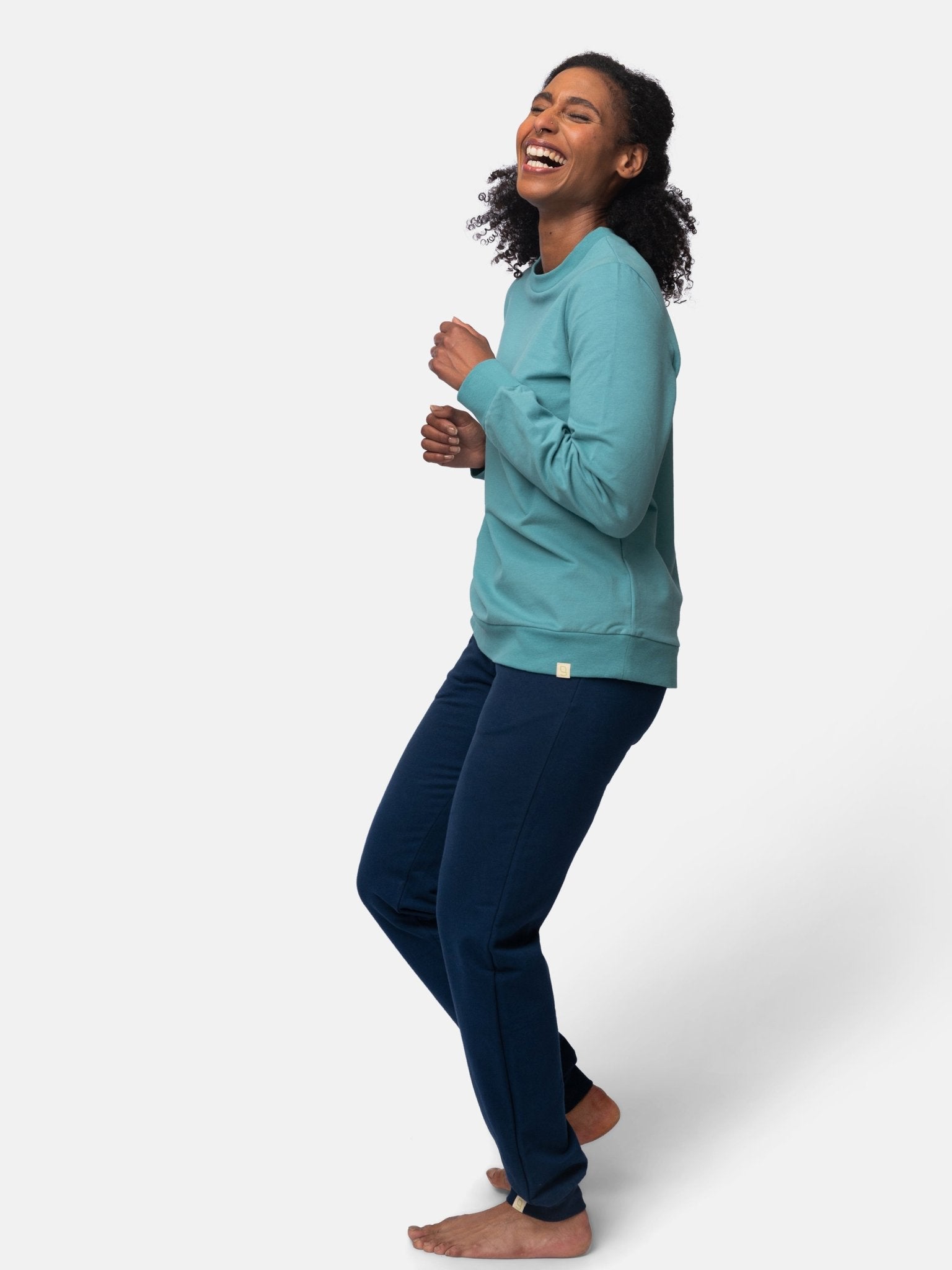 Shirt in weicher Sweat Qualität - greenjama - G201-grp-36