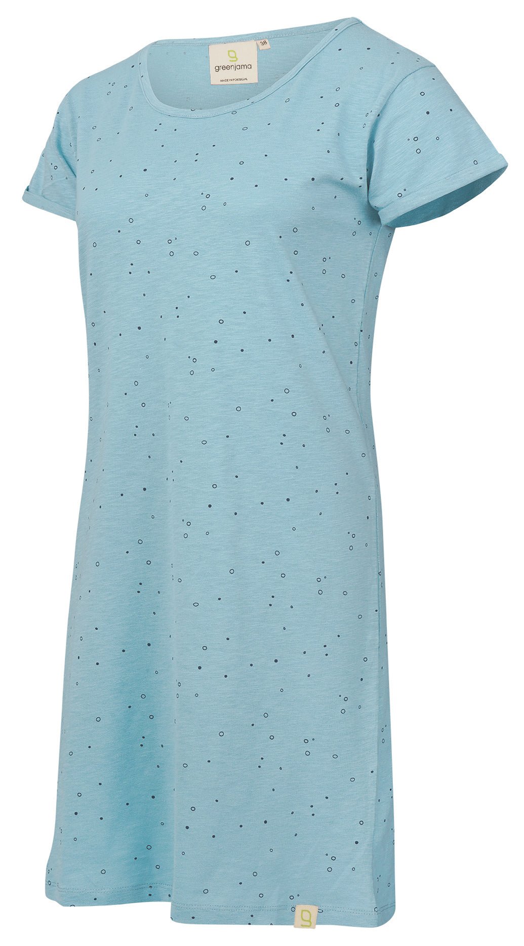 Sleepshirt Slub Jersey mit Druck - greenjama - G602-lag-36