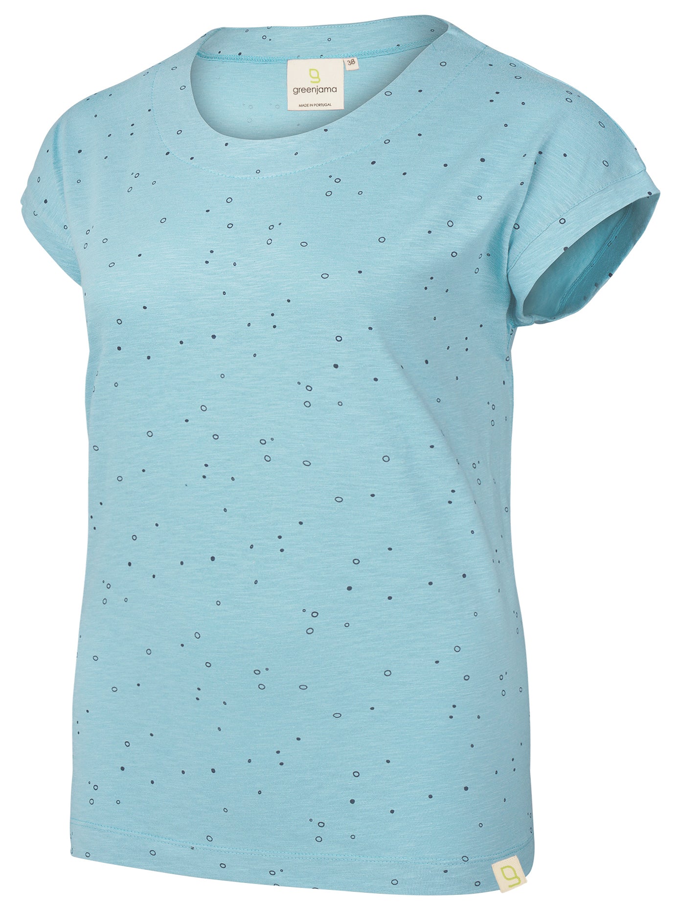 T-Shirt Slub Jersey mit Pünktchen-Druck - greenjama - G103-lag-36