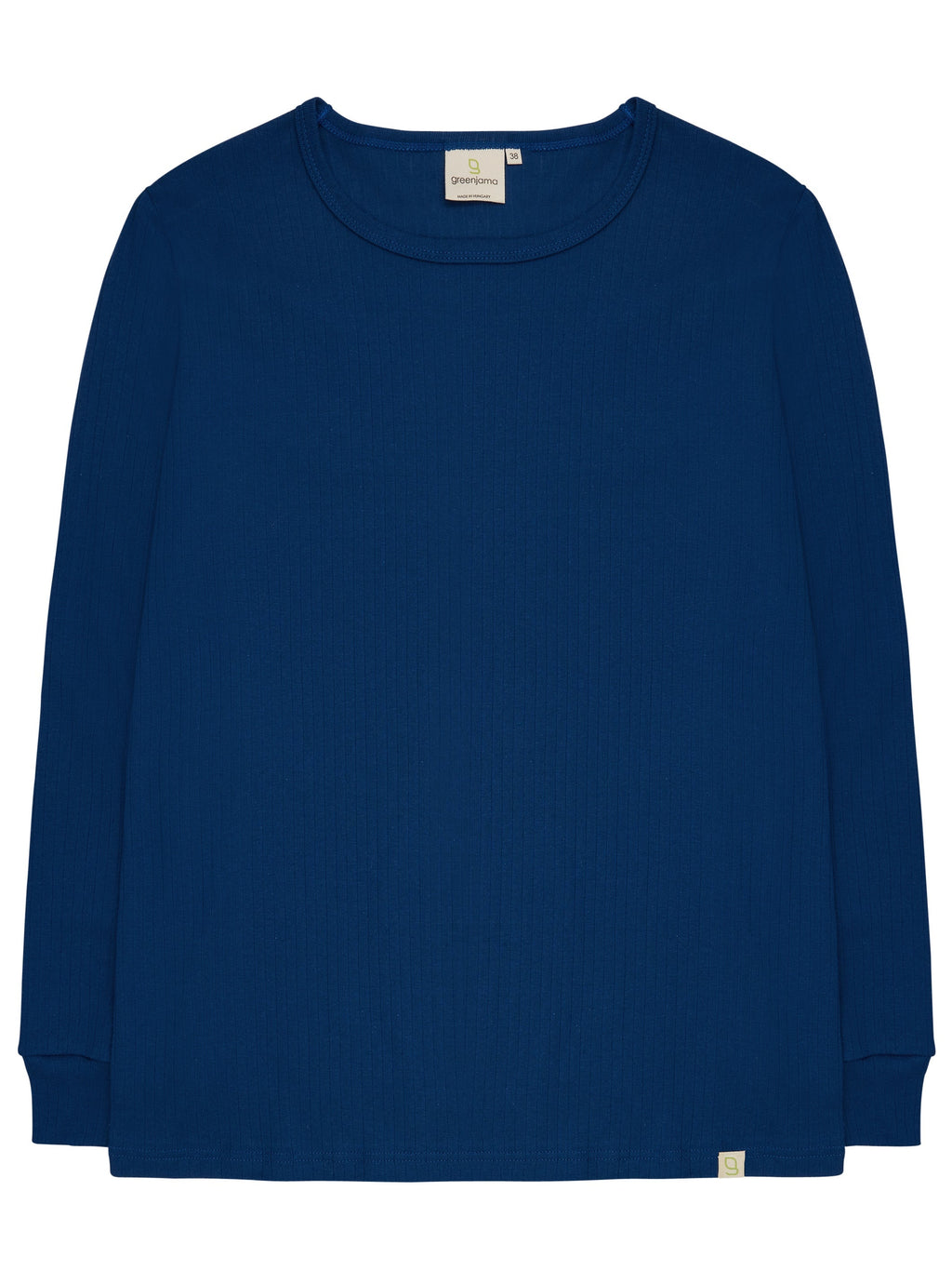 Long-sleeved shirt made of Derby rib