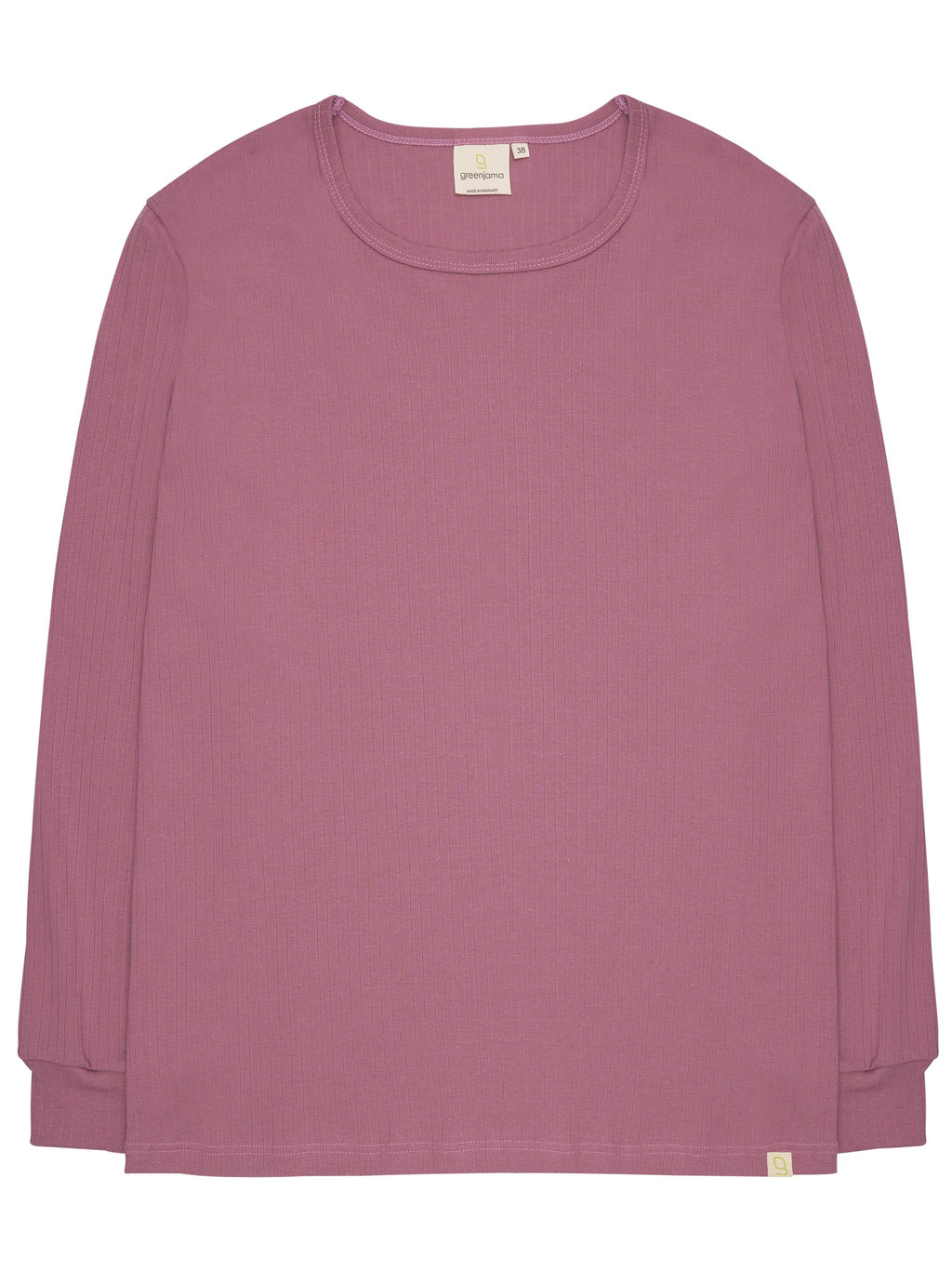 Long-sleeved shirt made of Derby rib