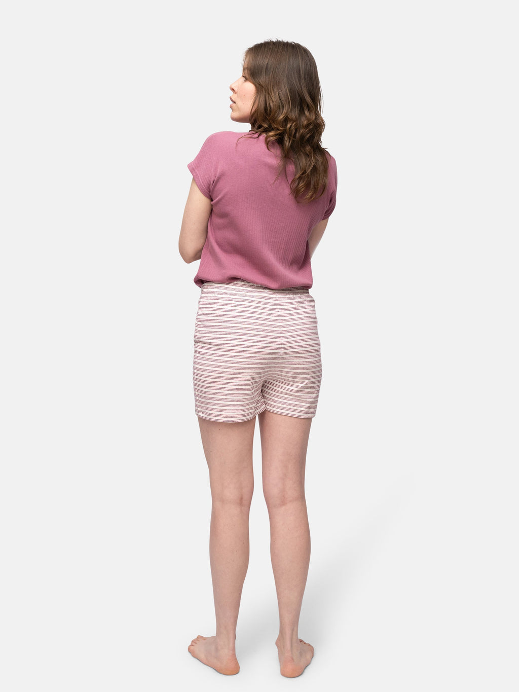 Shorts with linen content