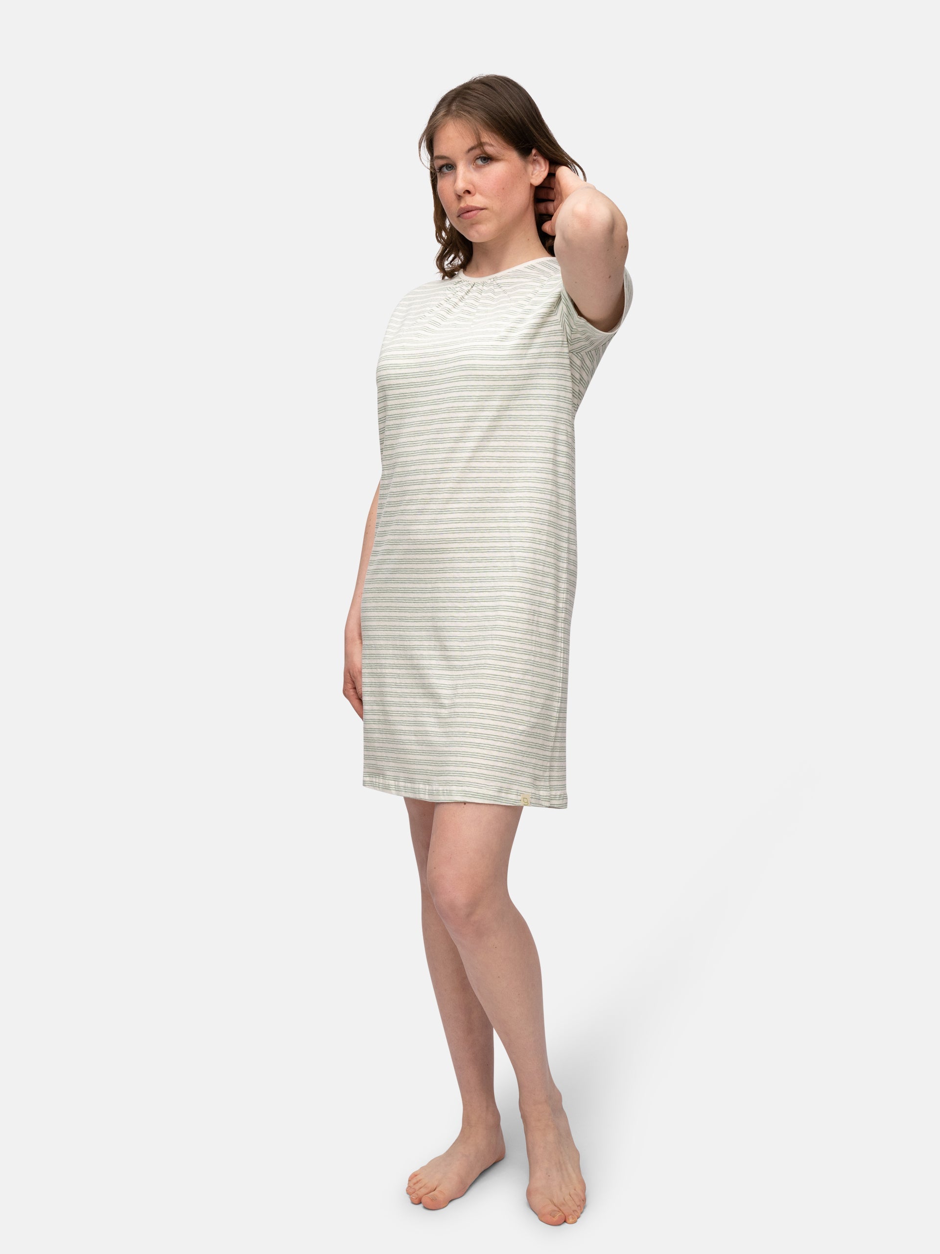 Sleepshirt with linen content