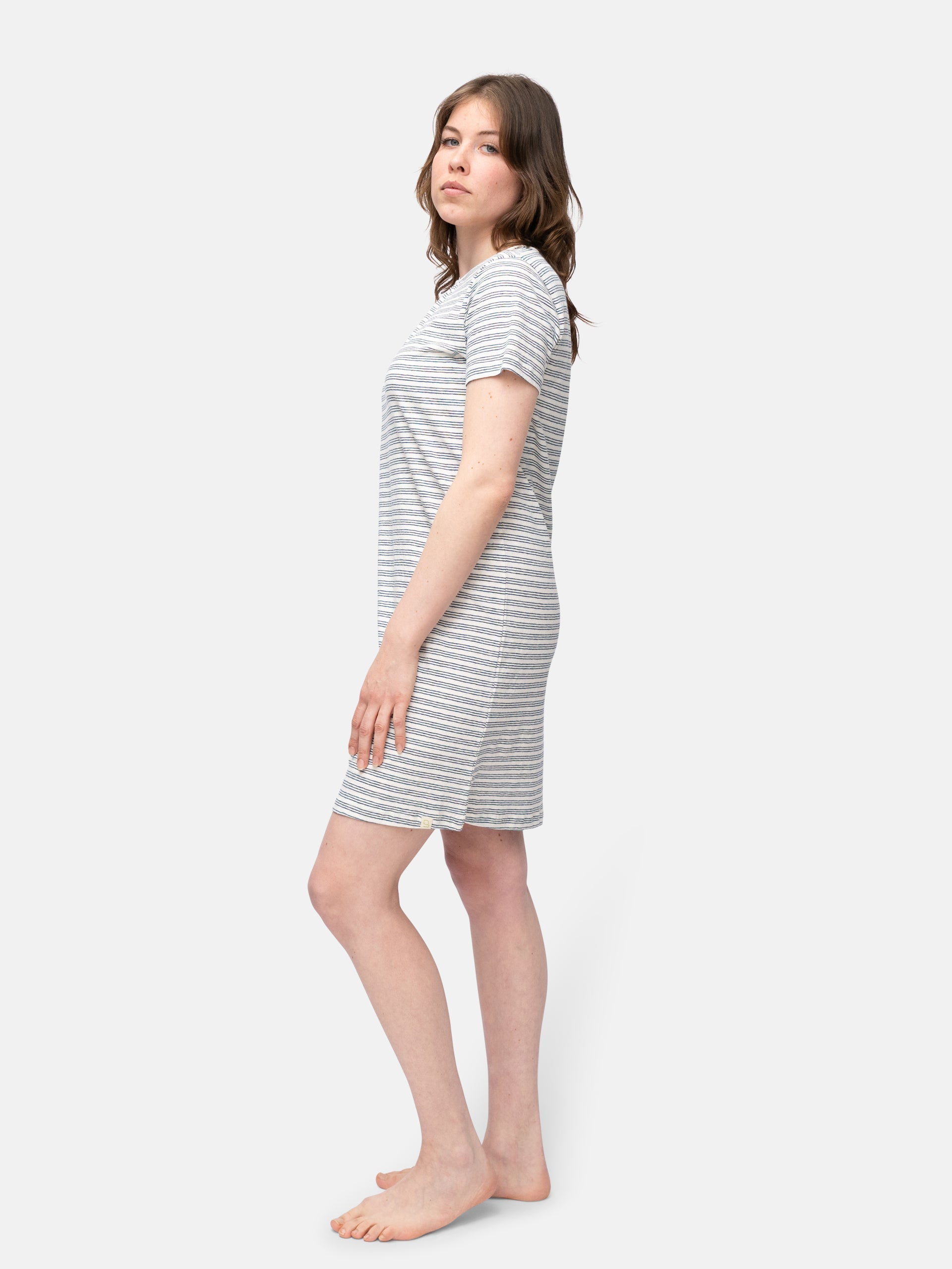 Sleepshirt with linen content