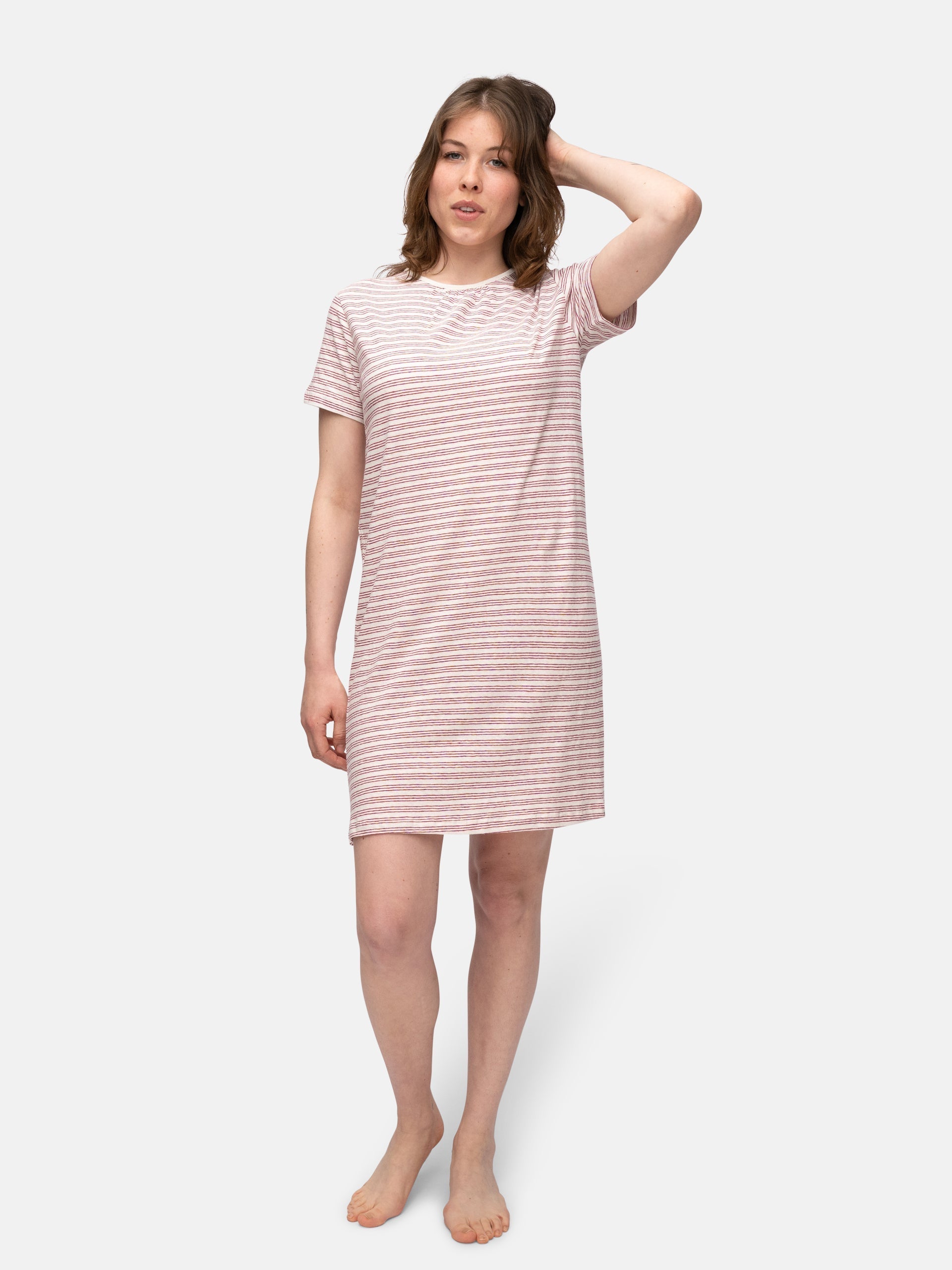 Sleepshirt with linen content