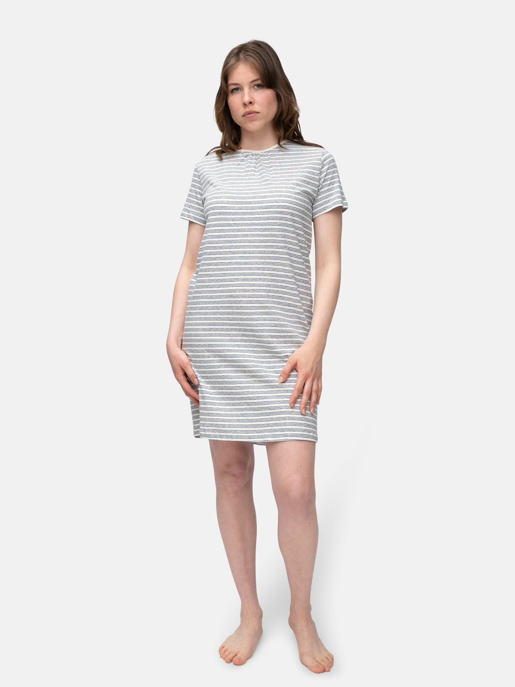 Sleepshirt with linen content