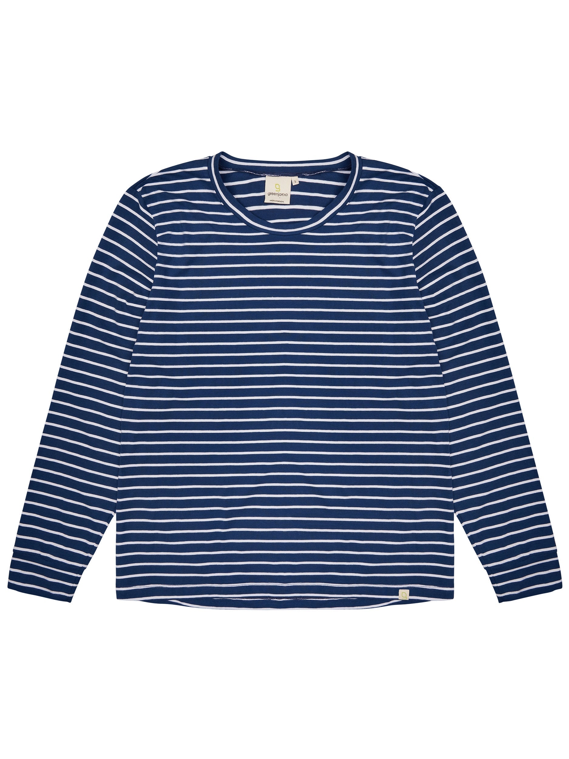 Men's long-sleeved shirt striped