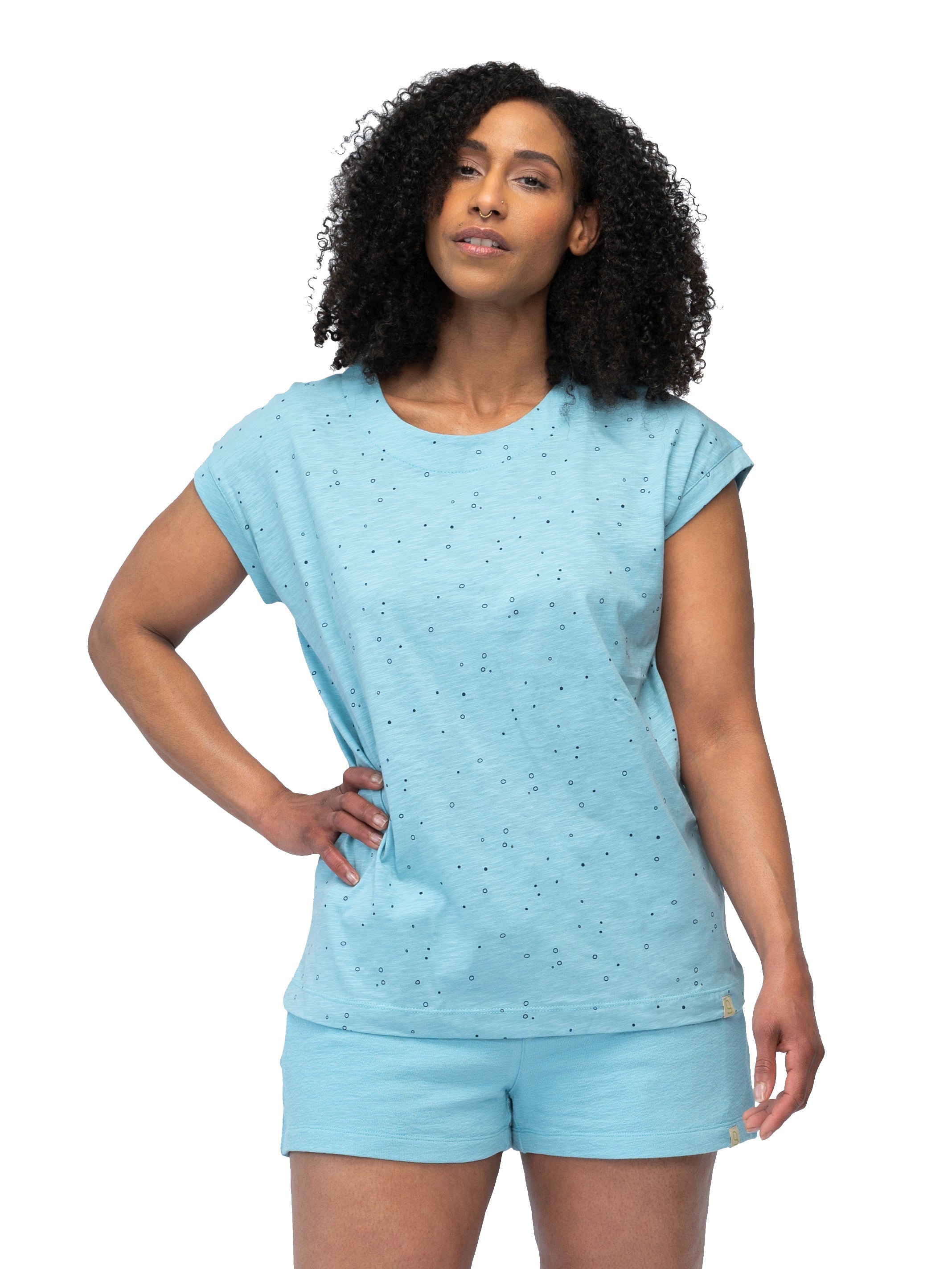 T-Shirt Slub Jersey with print