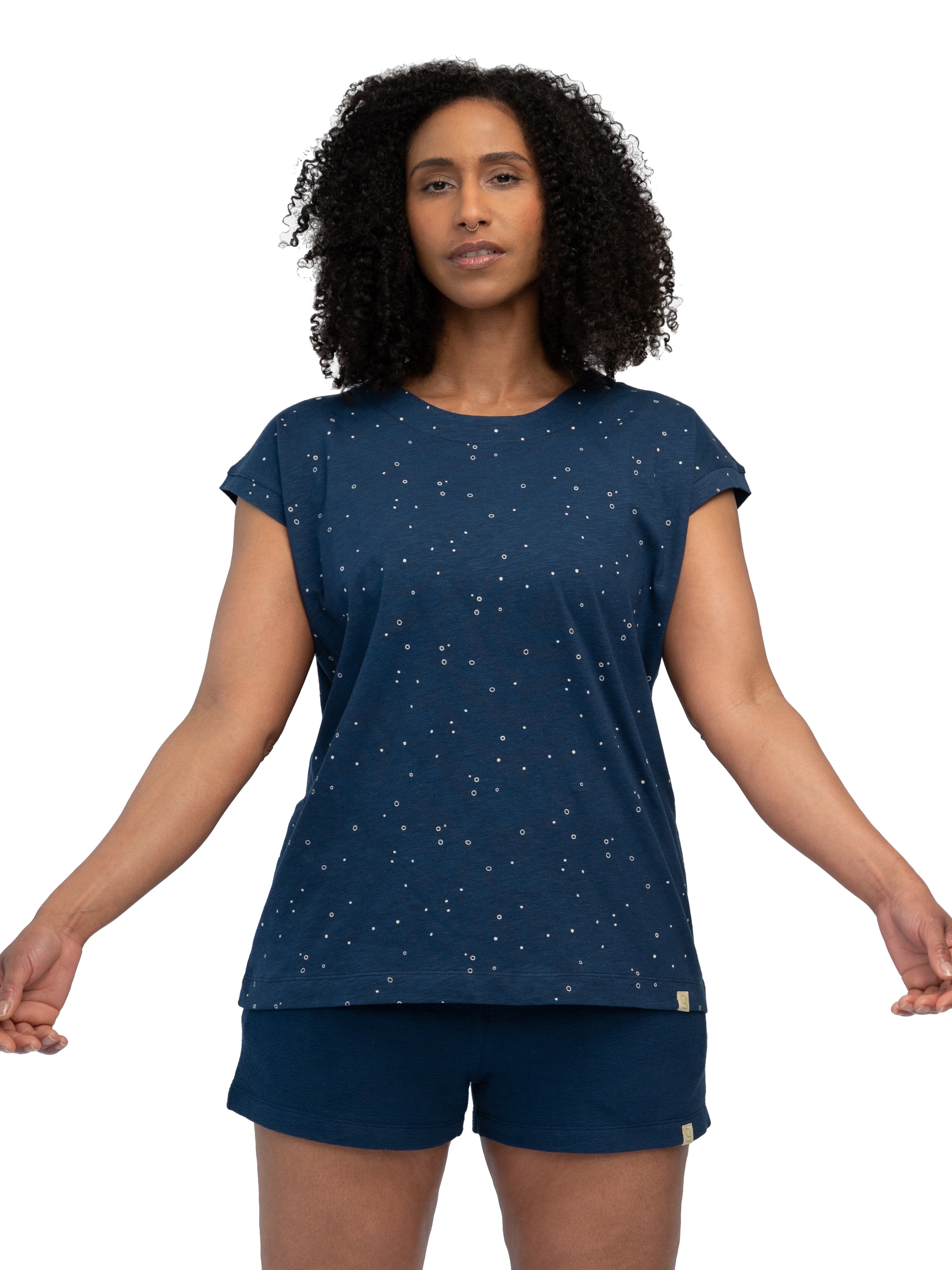T-Shirt Slub Jersey with print