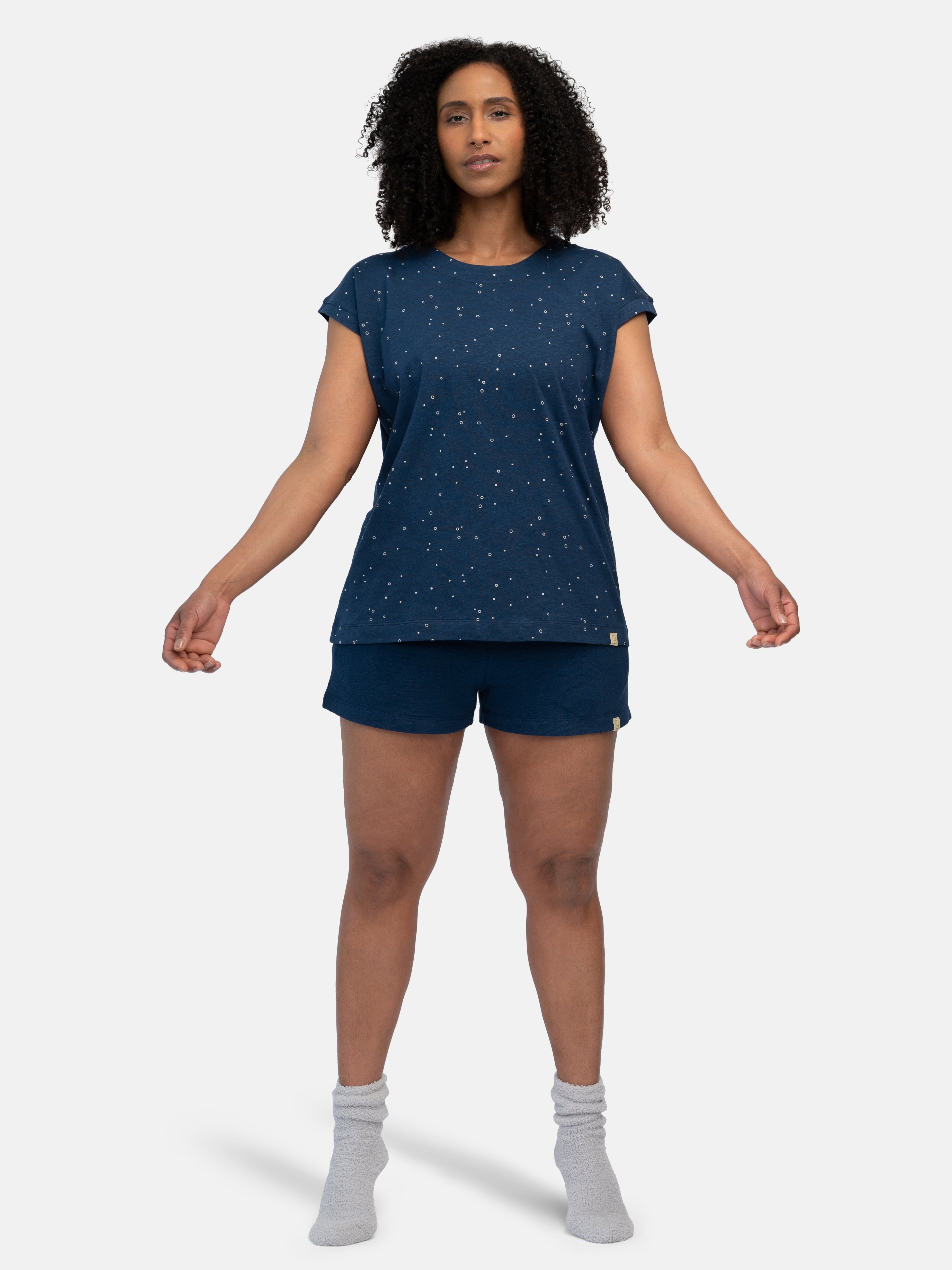 T-Shirt Slub Jersey with print