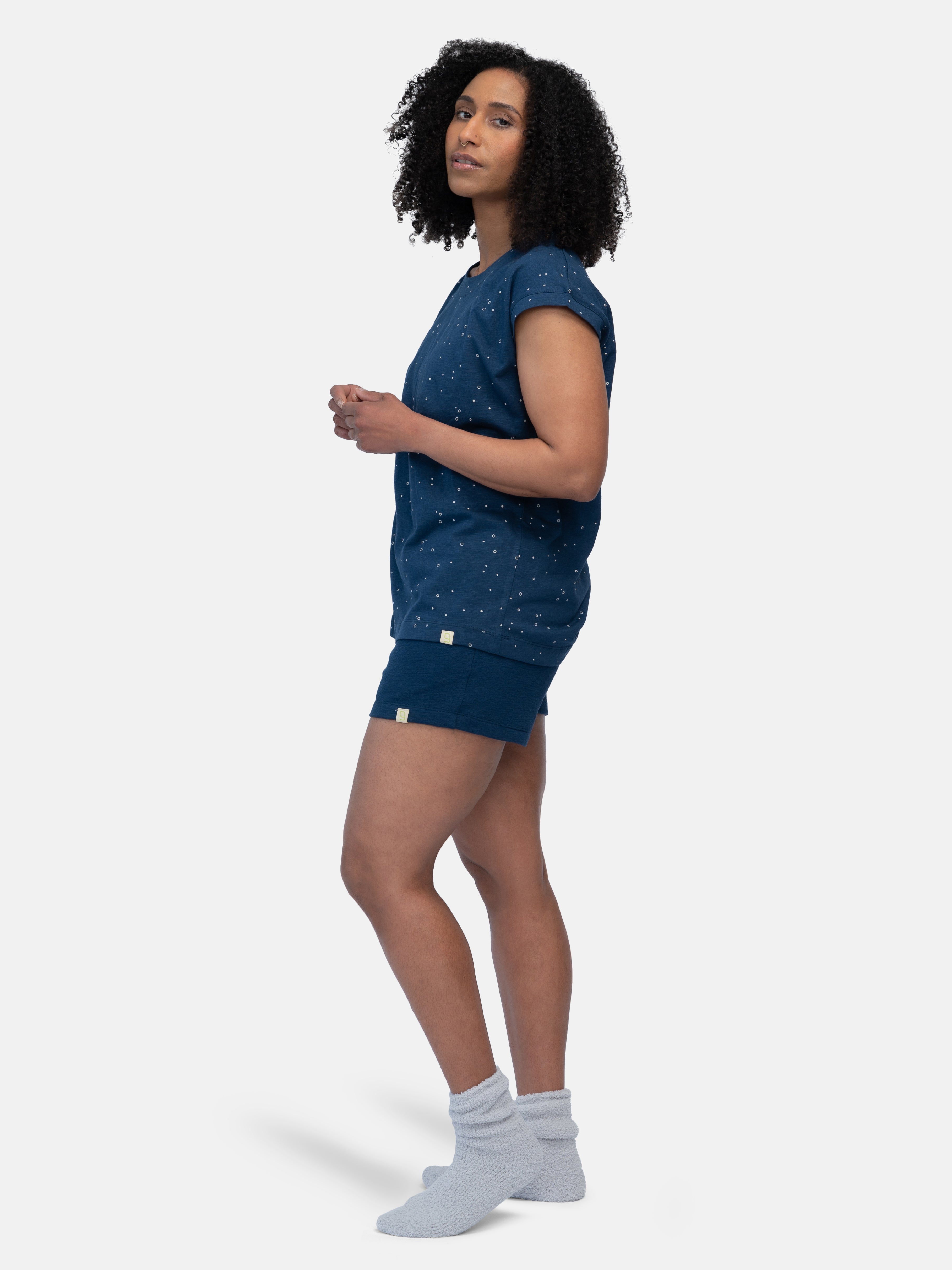 T-Shirt Slub Jersey with print