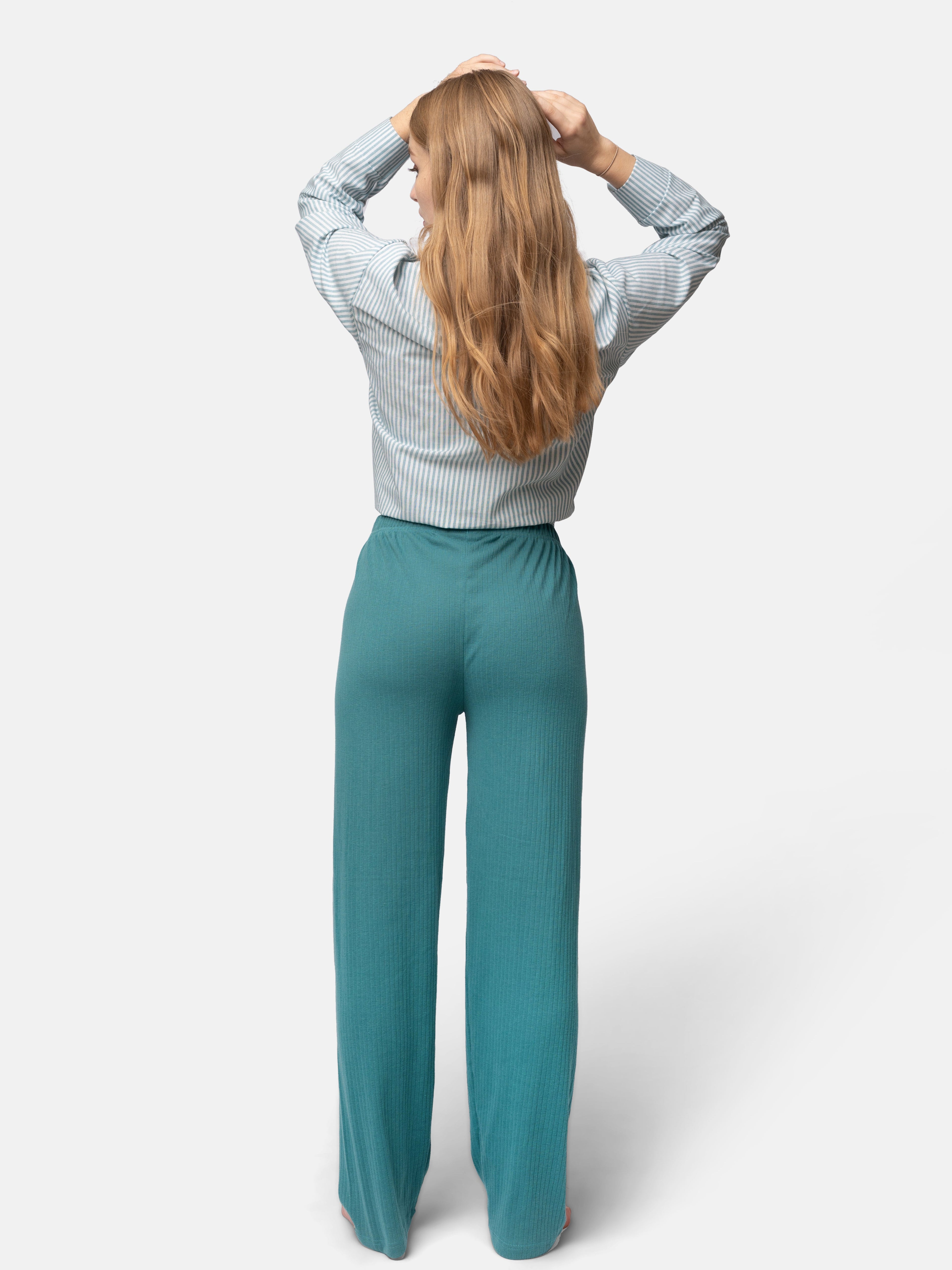Derby rib trousers