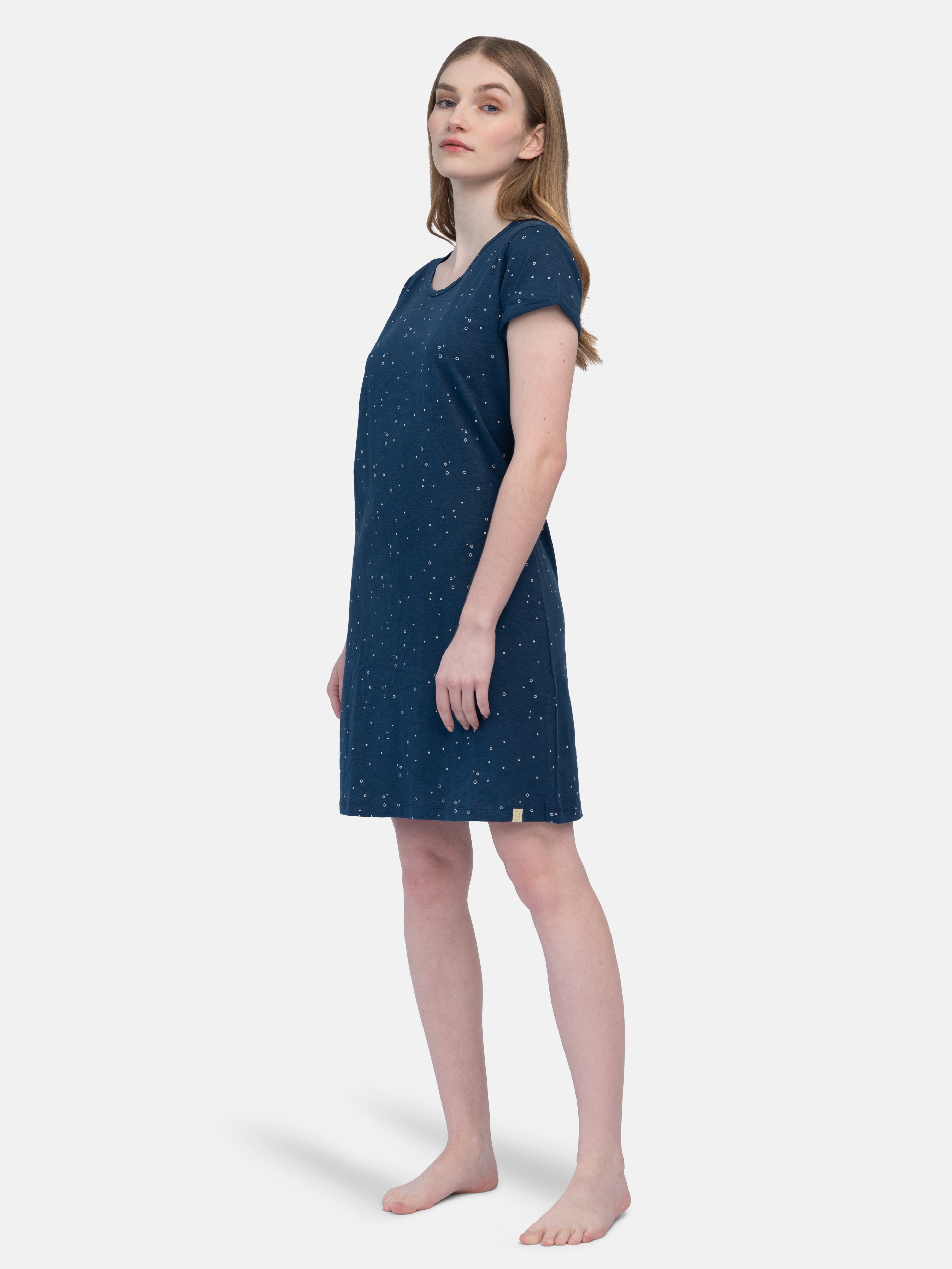 Sleepshirt slub jersey with print