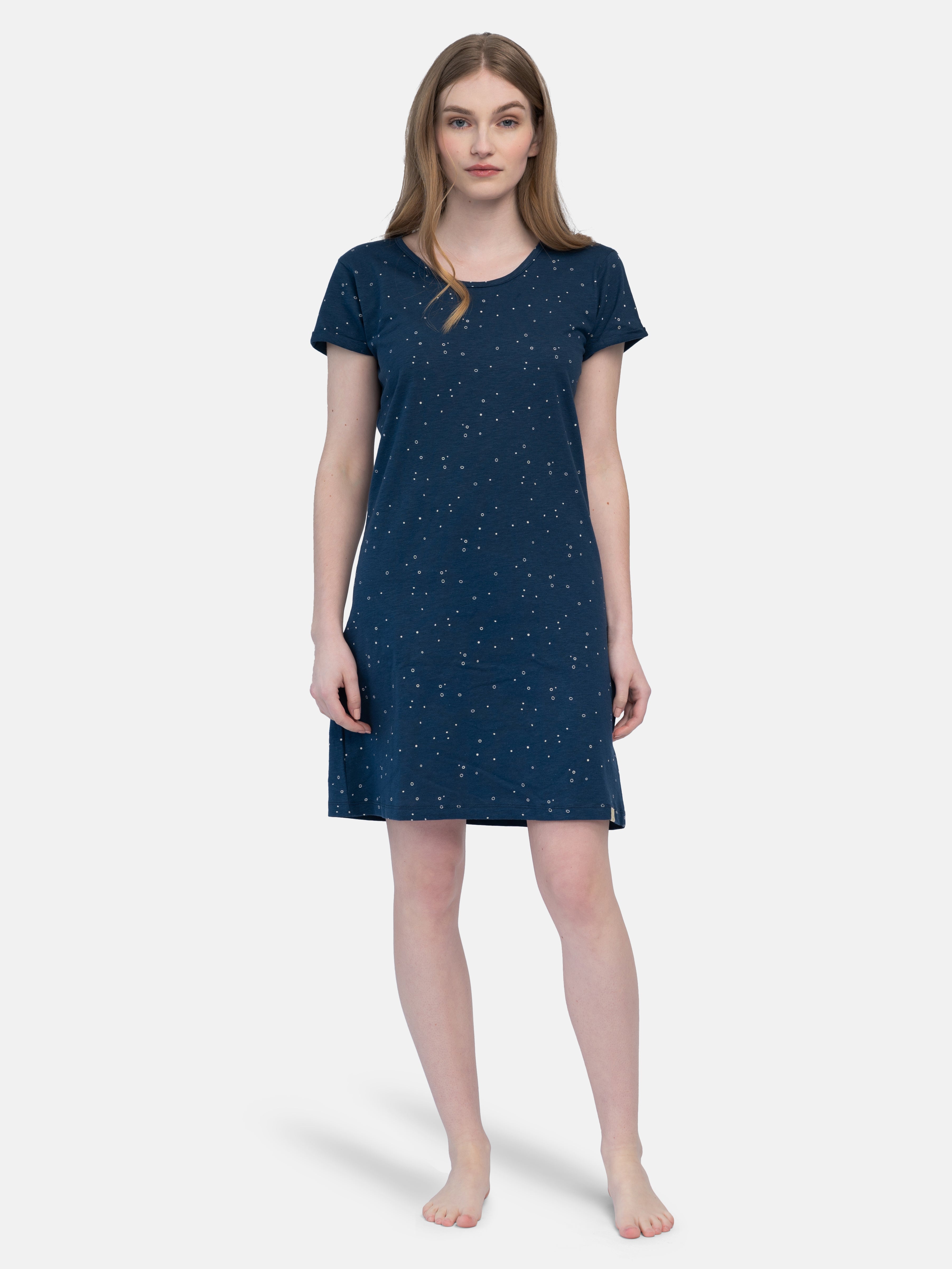 Sleepshirt slub jersey with print
