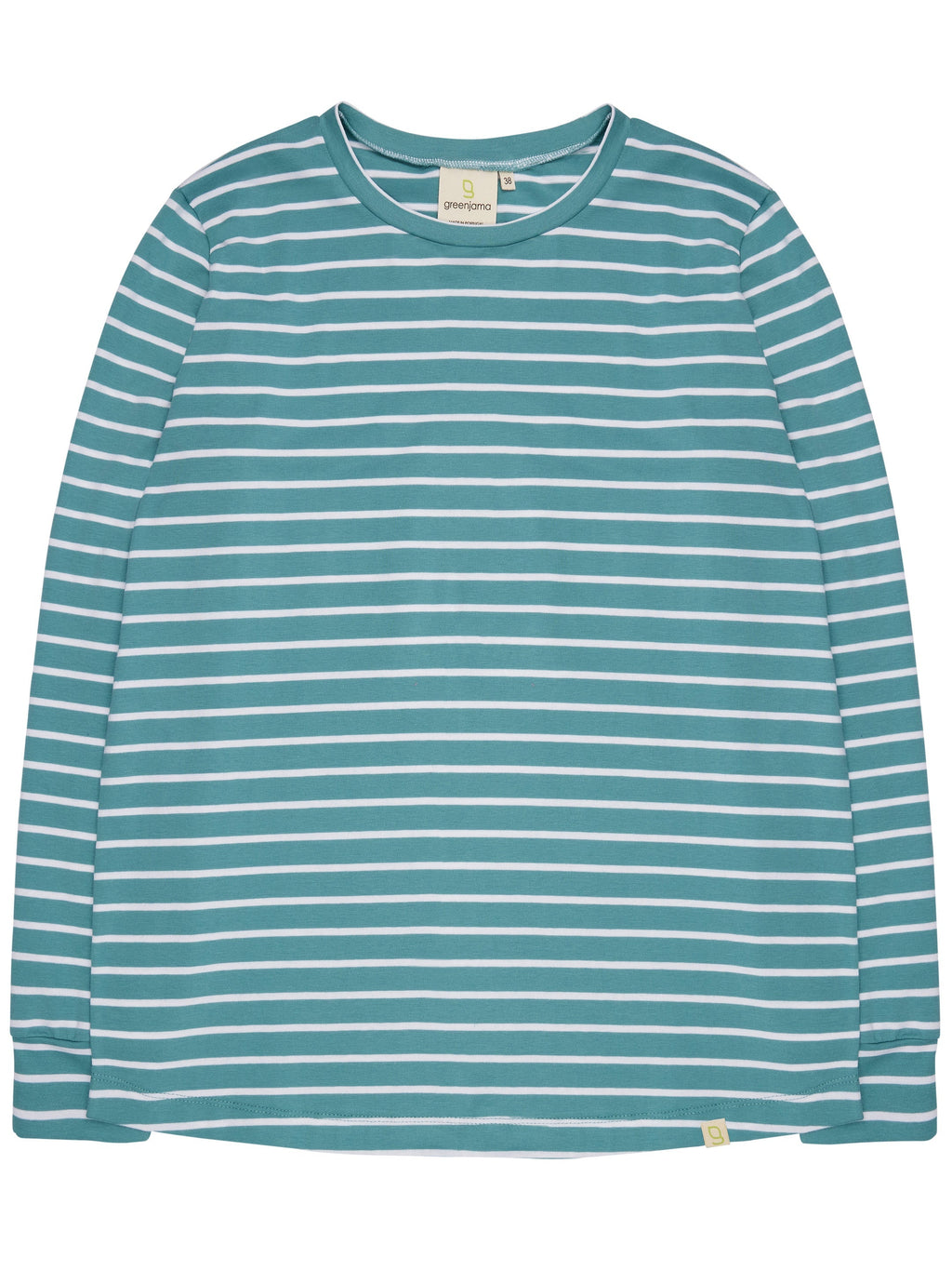 Long-sleeved striped shirt