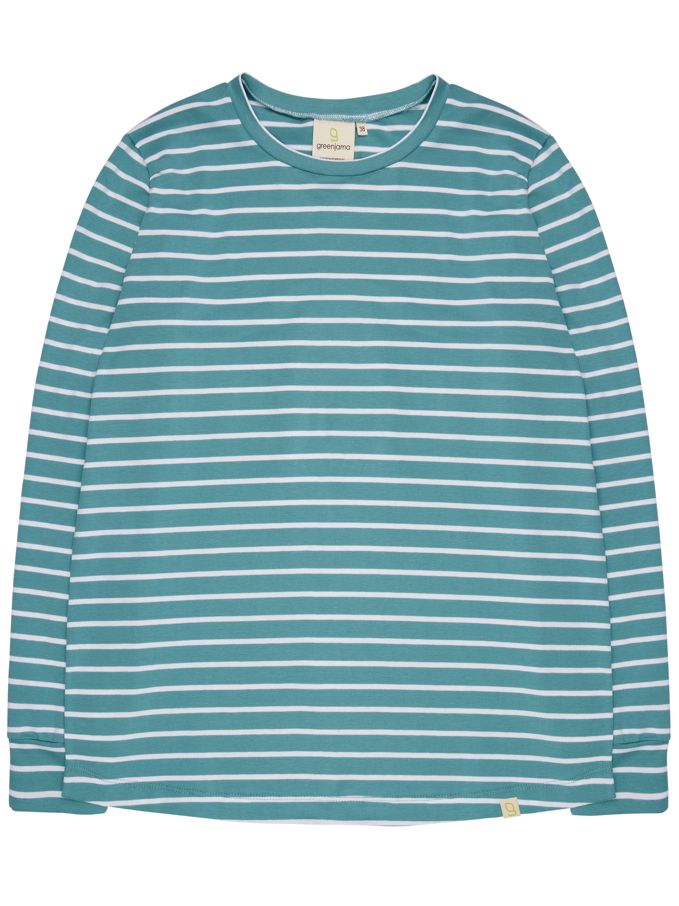 Long-sleeved striped shirt