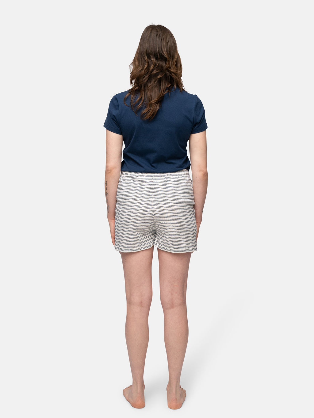 Shorts with linen content