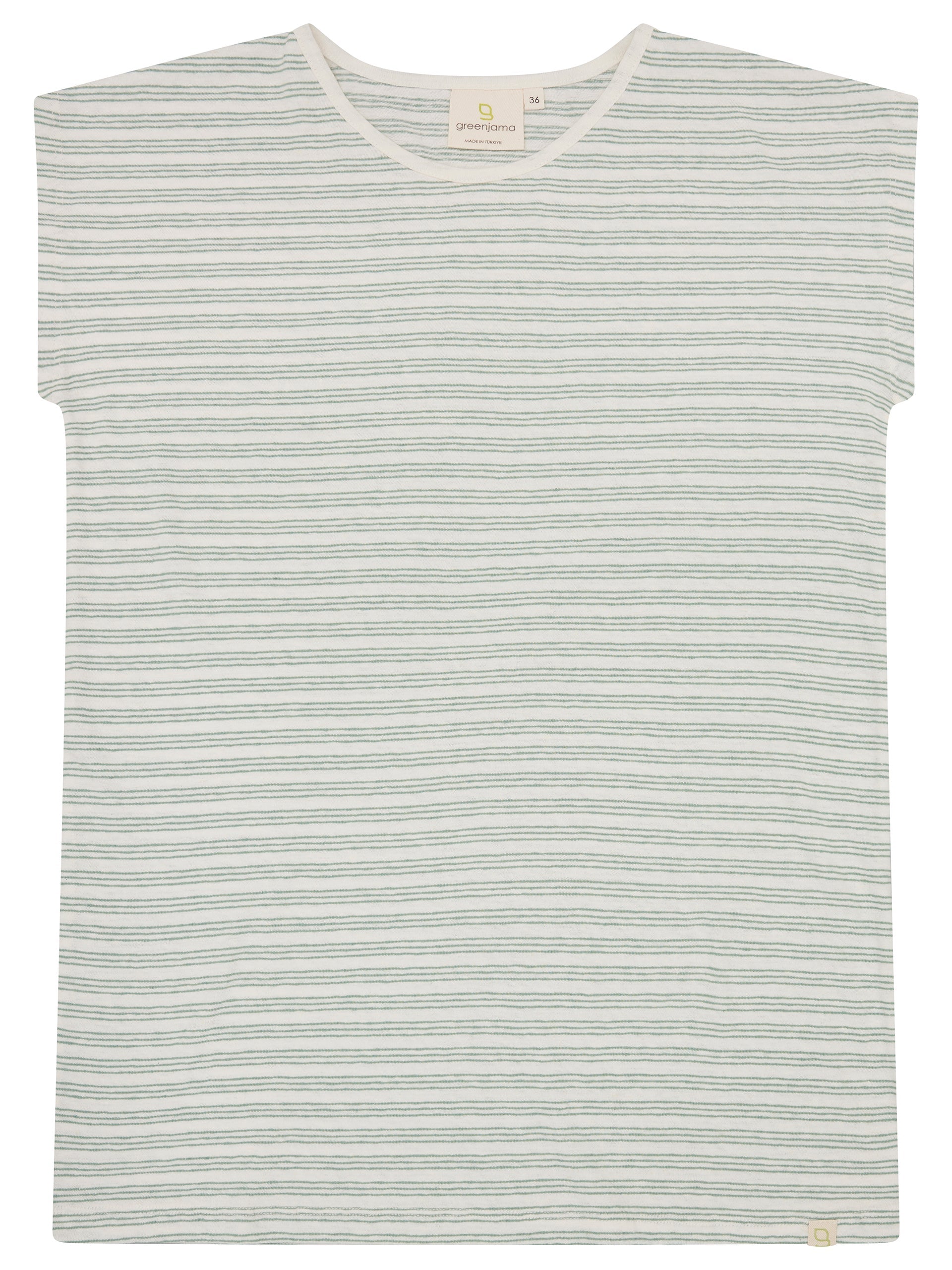 T-shirt with linen content