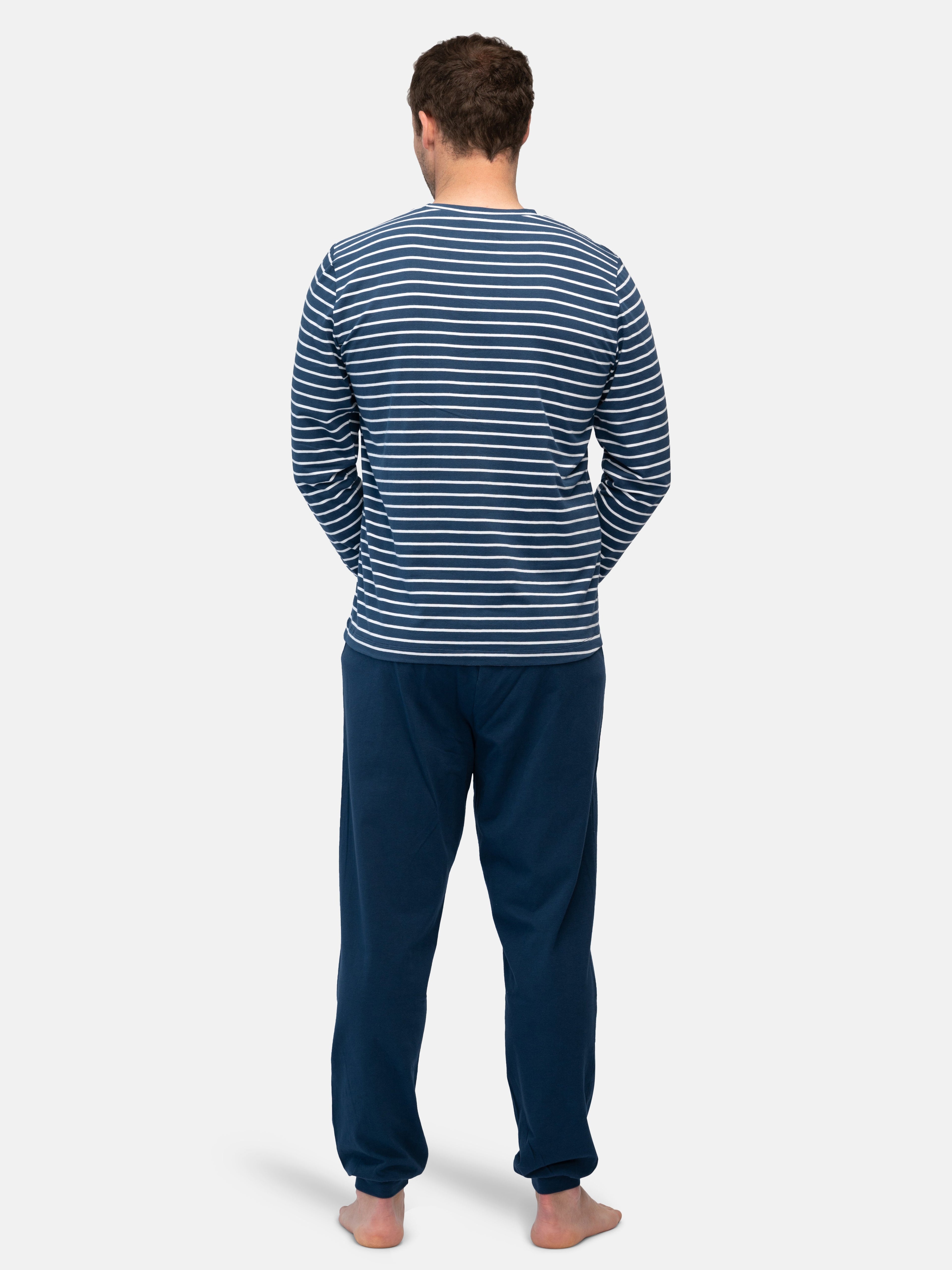 Men's long-sleeved shirt striped