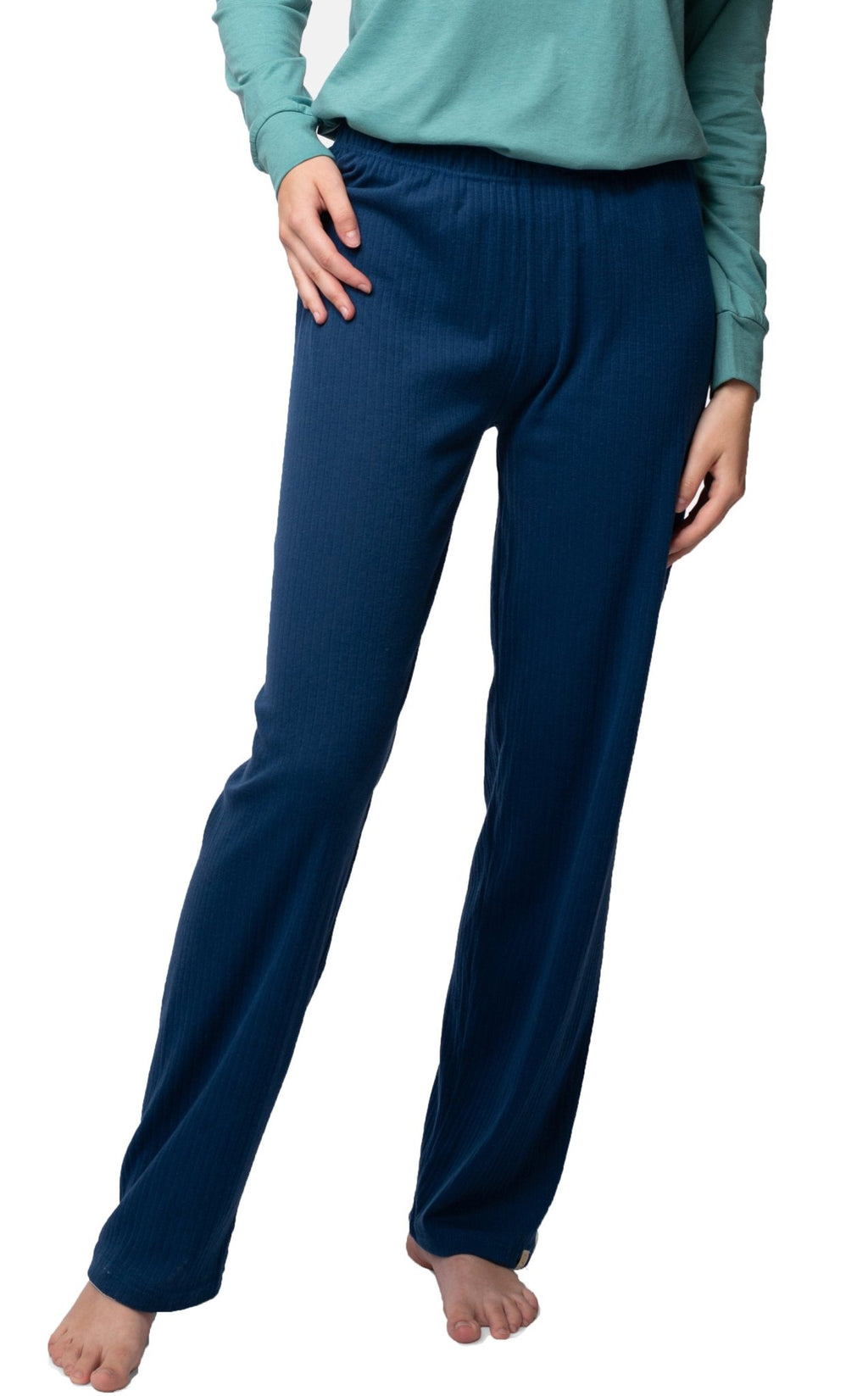Lässige gerade Hose aus Derby-Rib - greenjama - G401-grp-36