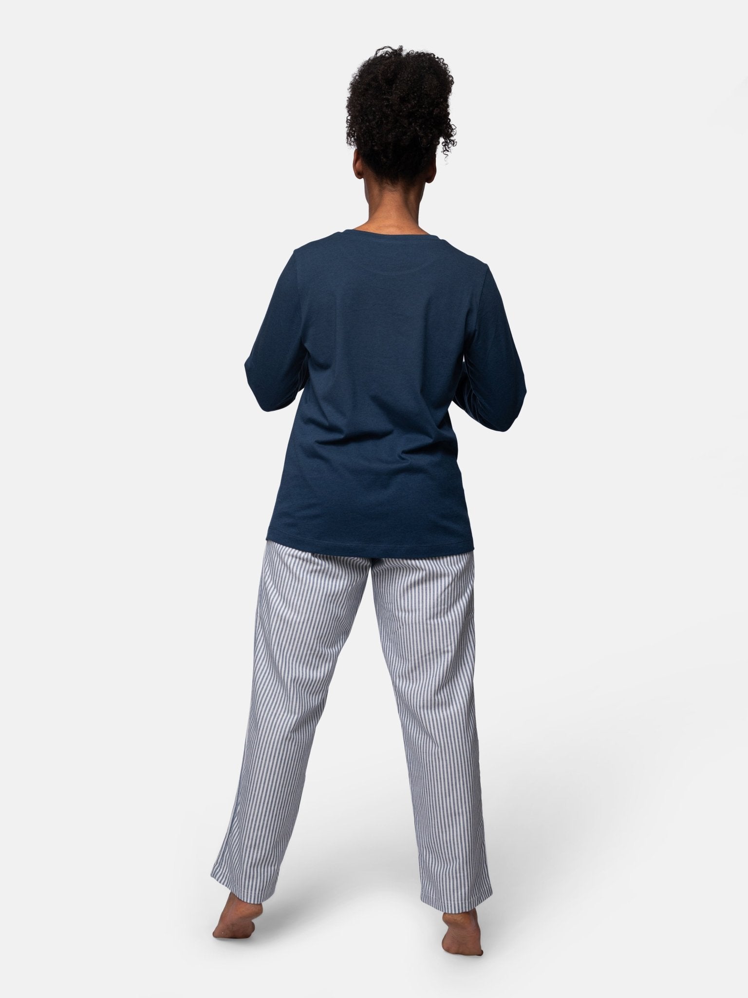 Langarm-Shirt mit Woll-Anteil und Bündchen - greenjama - G204-grp-36