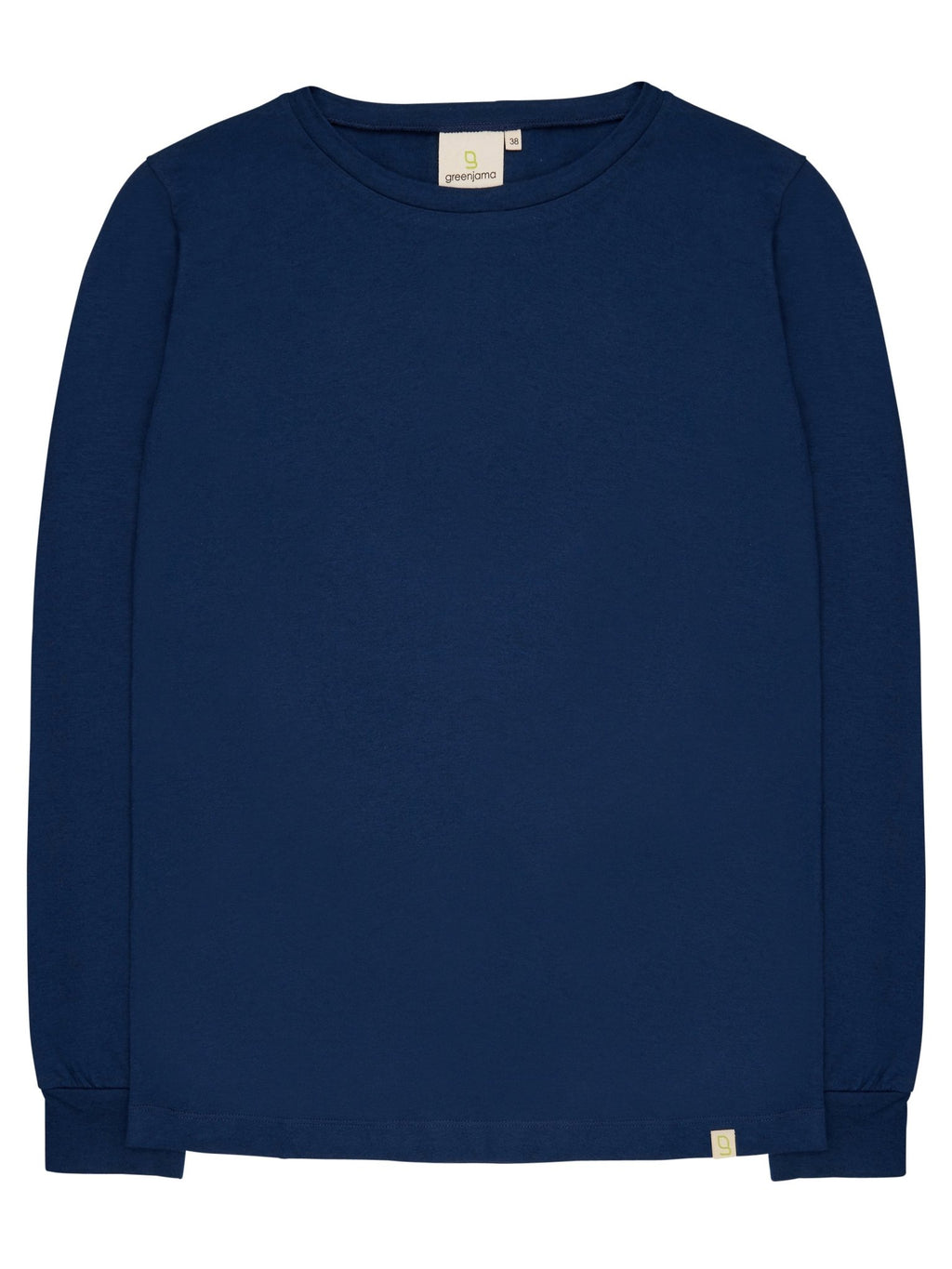 Langarm-Shirt mit Woll-Anteil und Bündchen - greenjama - G204-grp-36