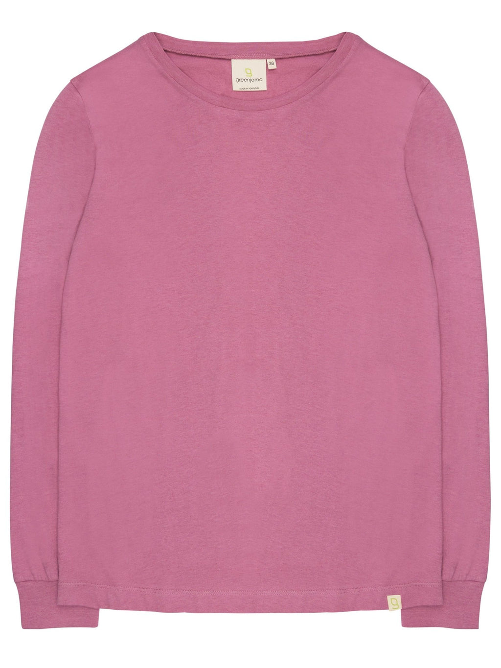 Langarm-Shirt mit Woll-Anteil und Bündchen - greenjama - G204-grp-36