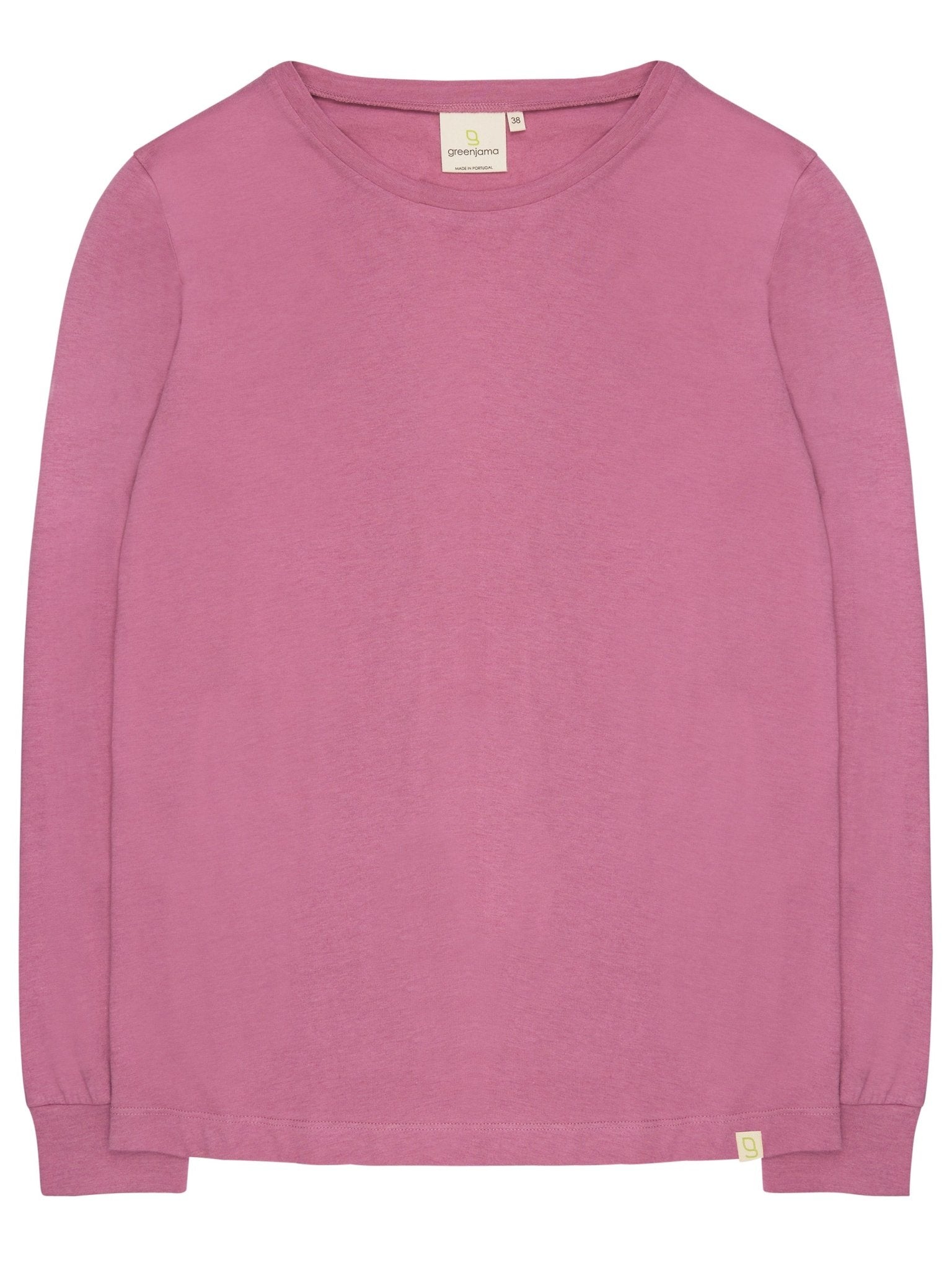 Langarm-Shirt mit Woll-Anteil und Bündchen - greenjama - G204-grp-36