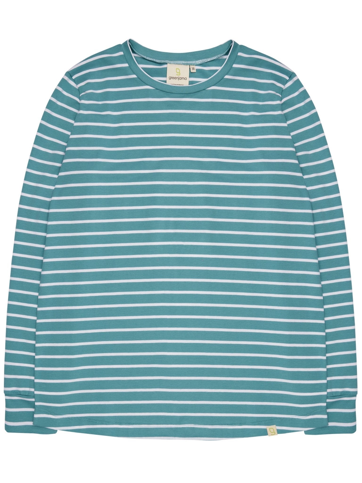 Langarm-Shirt Ringel mit weicher Oberfläche - greenjama - G202-grp-36