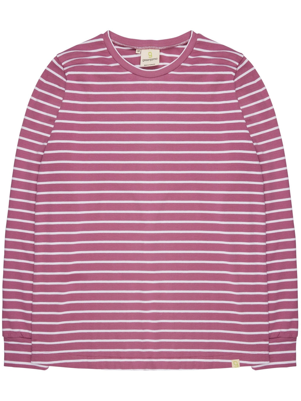Langarm-Shirt Ringel mit weicher Oberfläche - greenjama - G202-grp-36