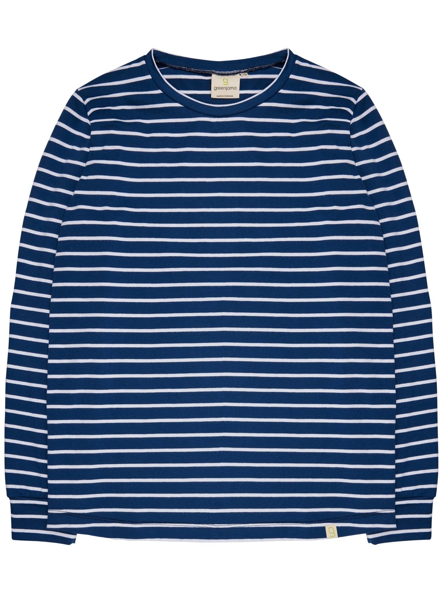 Langarm-Shirt Ringel mit weicher Oberfläche - greenjama - G202-grp-36