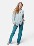 Pyjama-Hemd mit Streifen - greenjama - G205-grp-36