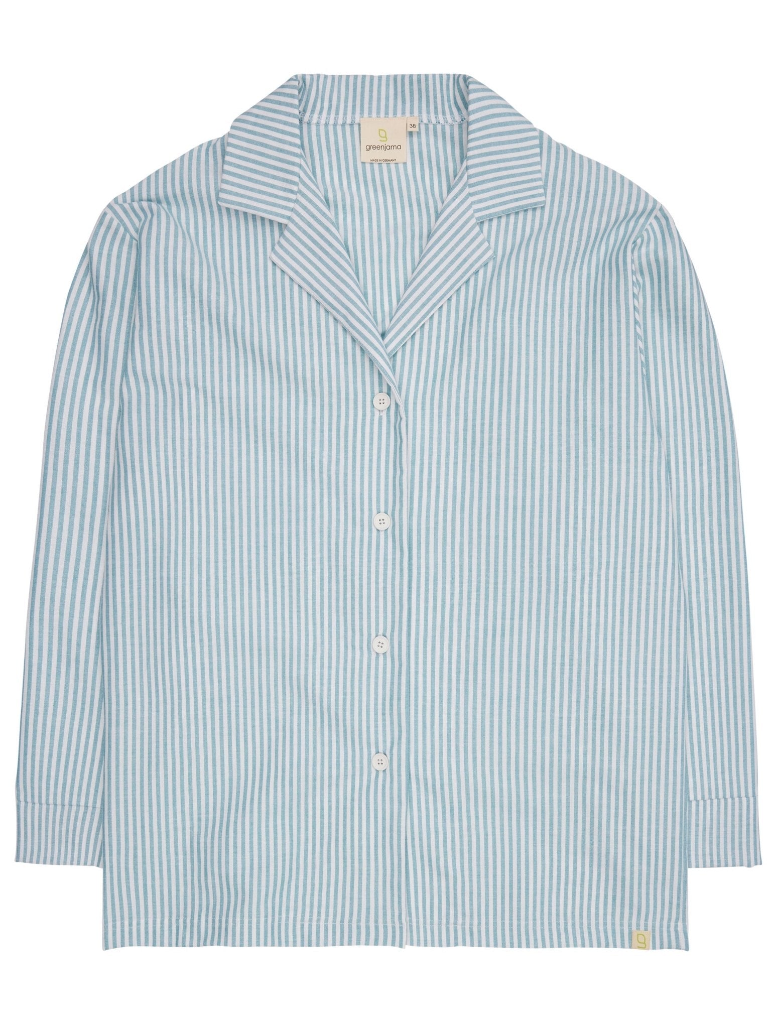 Pyjama-Hemd mit Streifen - greenjama - G205-grp-36