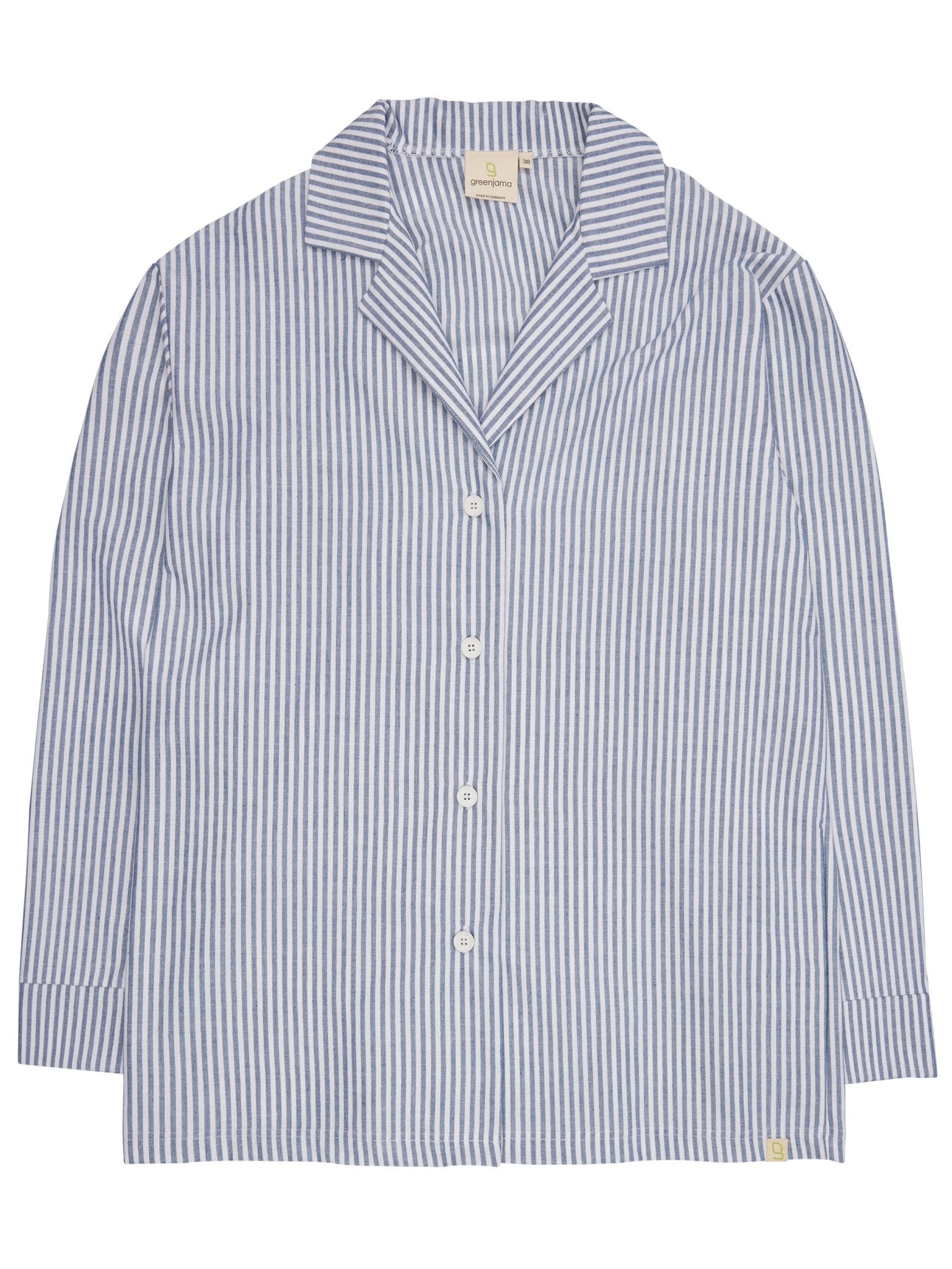 Pyjama-Hemd mit Streifen - greenjama - G205-grp-36