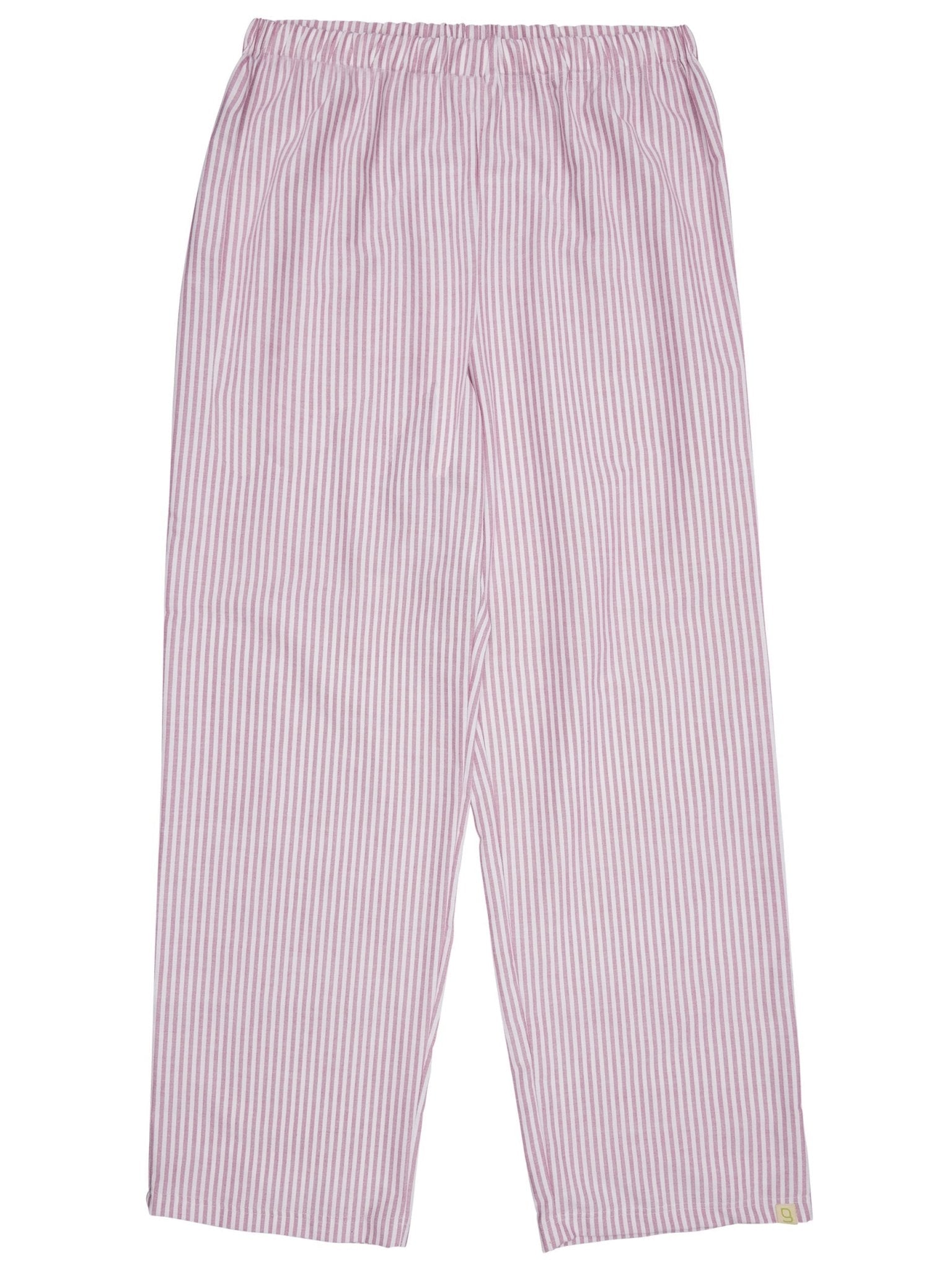 Weiche Pyjama-Hose mit Streifen - greenjama - G407-grp-36