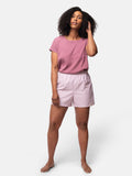 Weiche Pyjama-Shorts mit Streifen - greenjama - G406-grp-36