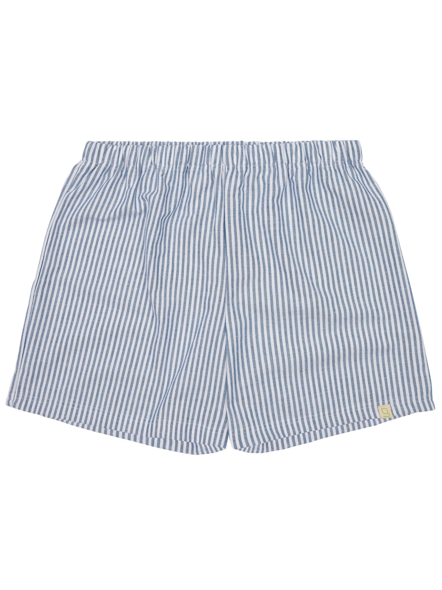Weiche Pyjama-Shorts mit Streifen - greenjama - G406-grp-36