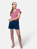 Elastische Short aus Derby-Rib - greenjama - G400-grp-36