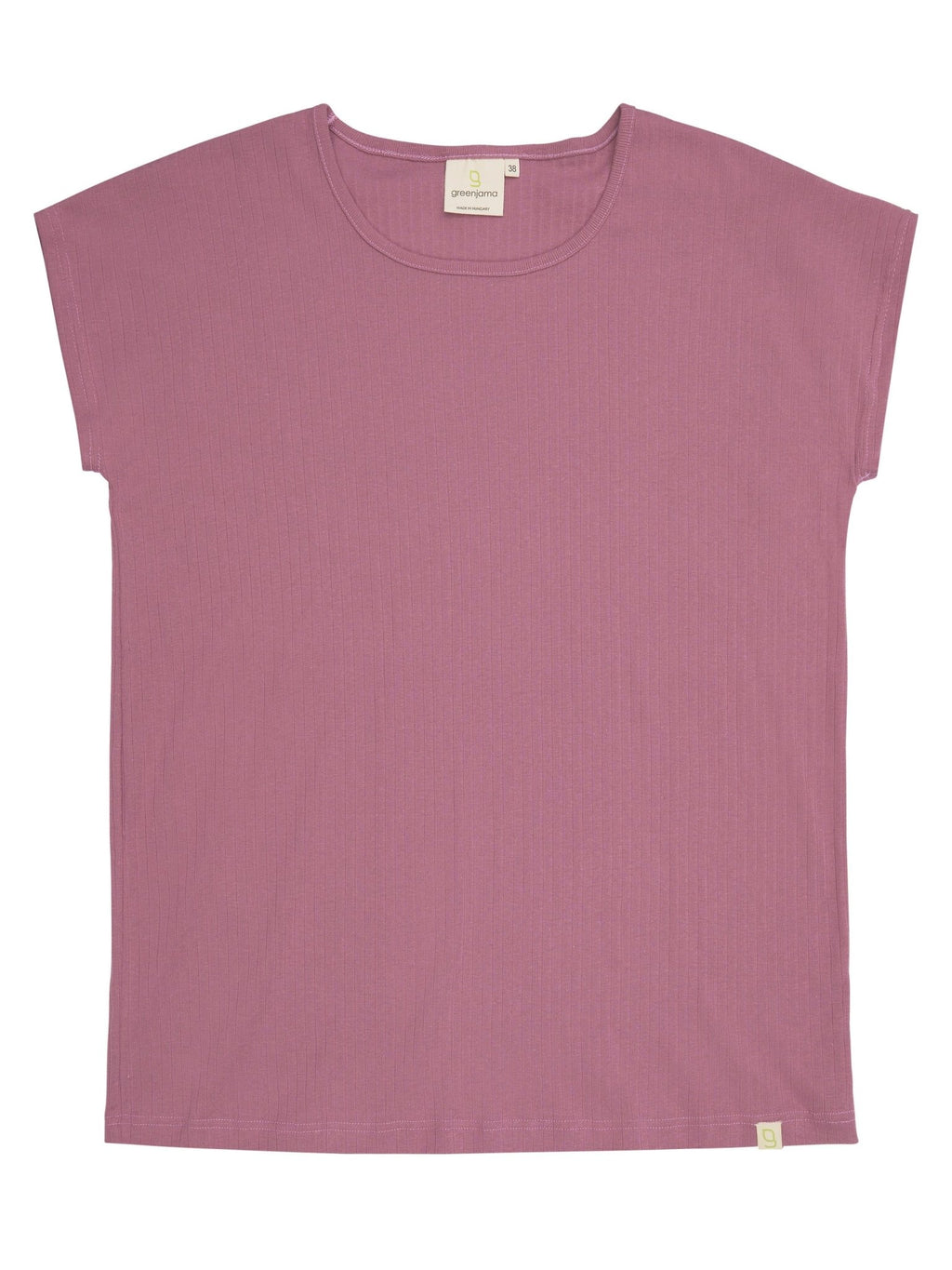 Lässiges T-Shirt aus Derby-Rib - greenjama - G100-grp-36