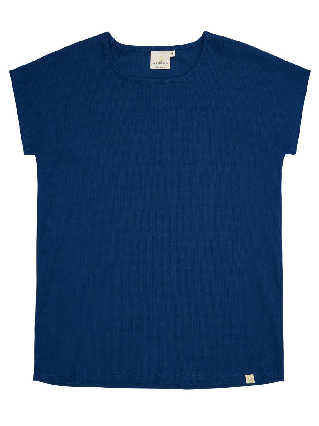 Lässiges T-Shirt aus Derby-Rib - greenjama - G100-grp-36